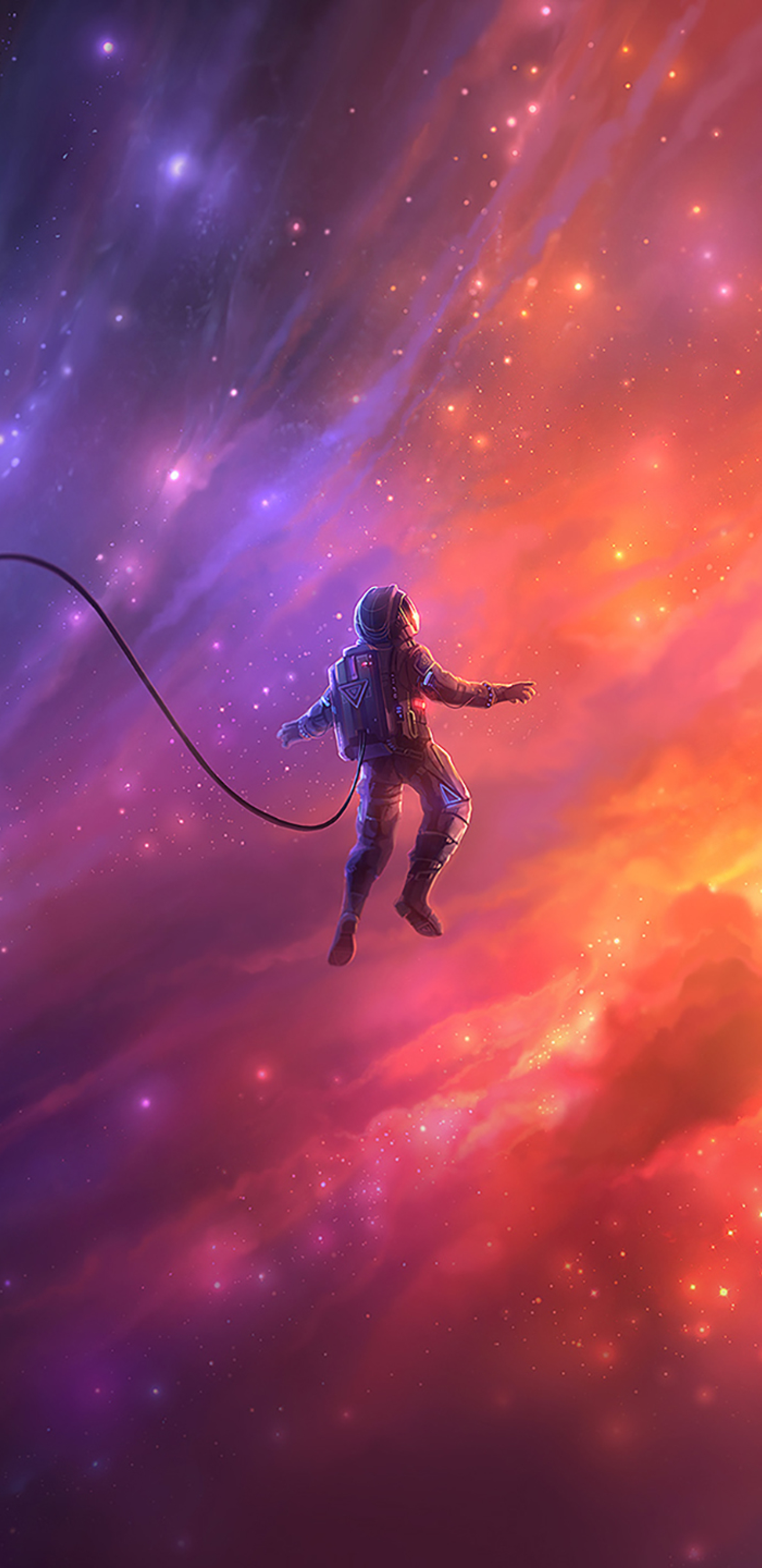 1440x2960 Astronaut In Space Samsung Galaxy Note 9,8, S9,S8,S8+ QHD