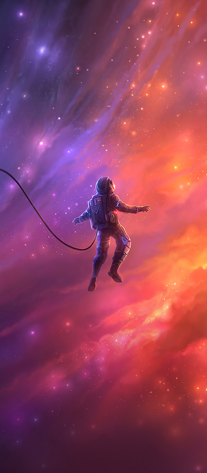 700x1600 Resolution Astronaut In Space 700x1600 Resolution Wallpaper Wallpapers Den 4590