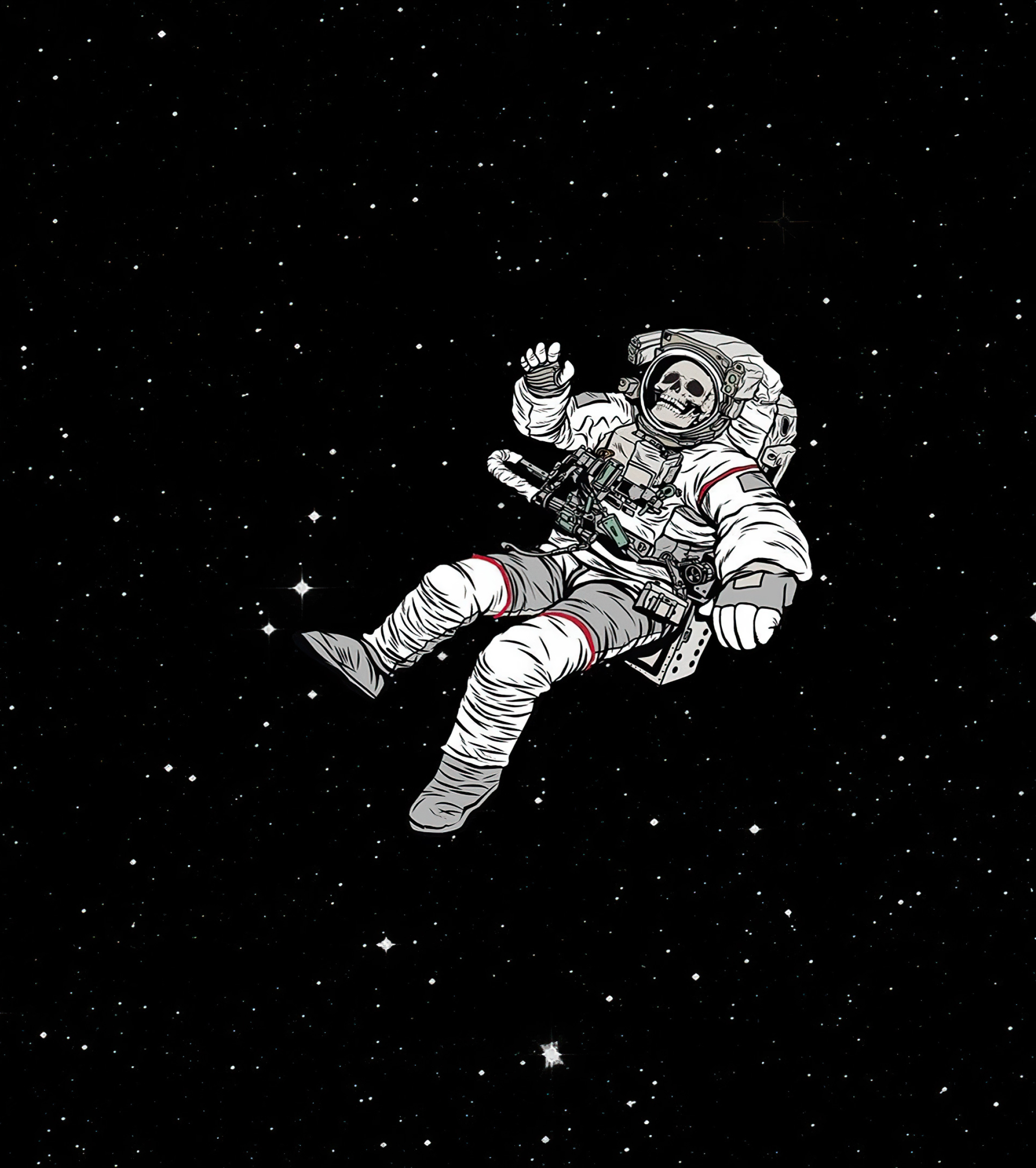 2200x2480 Astronaut Skull Space Suit 2200x2480 Resolution Wallpaper, HD