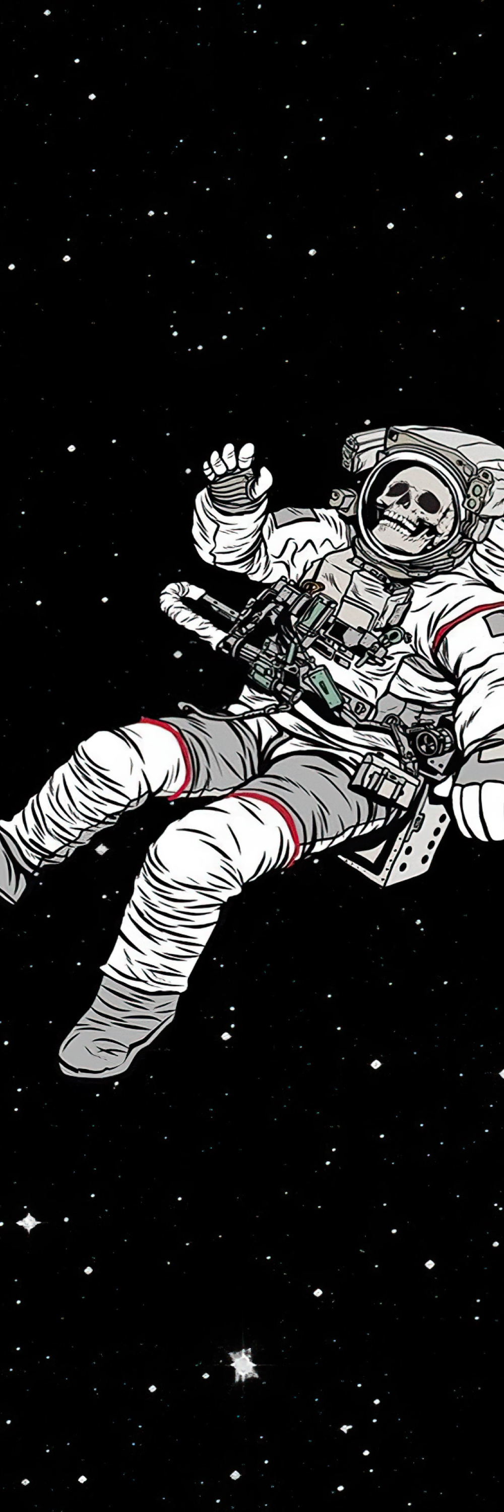 1000x3000 Astronaut Skull Space Suit 1000x3000 Resolution Wallpaper Hd Artist 4k Wallpapers 6892