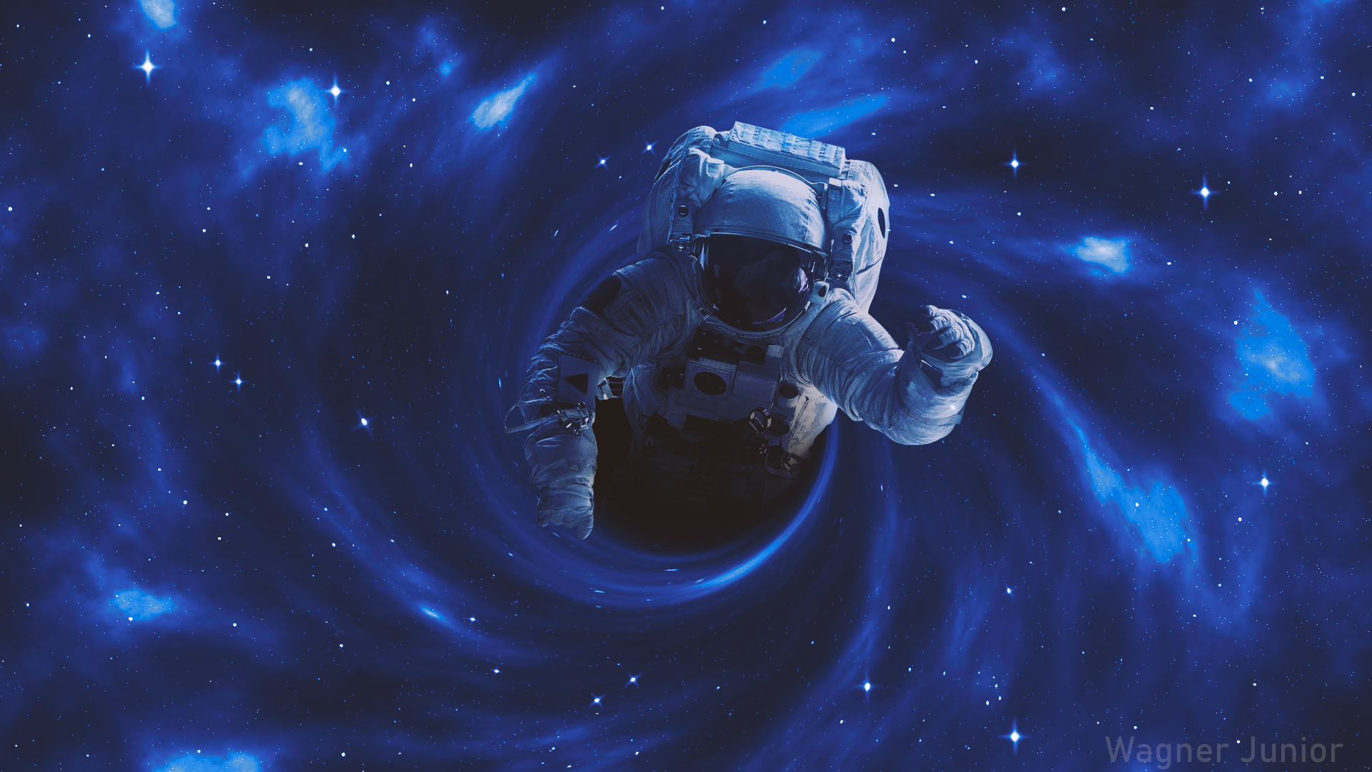 Astronaut Space Adventure Wallpaper