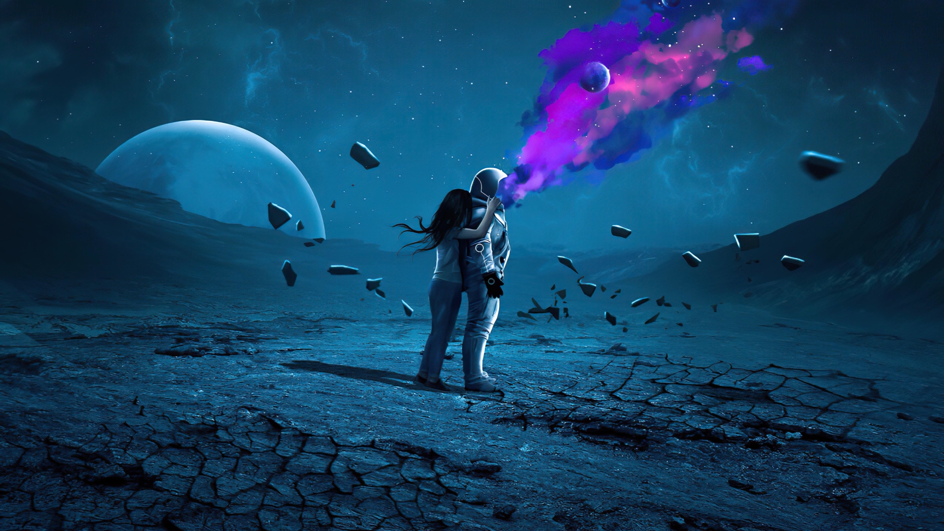 Astronaut In Space Wallpaper Pc - Free Wallpapers HD