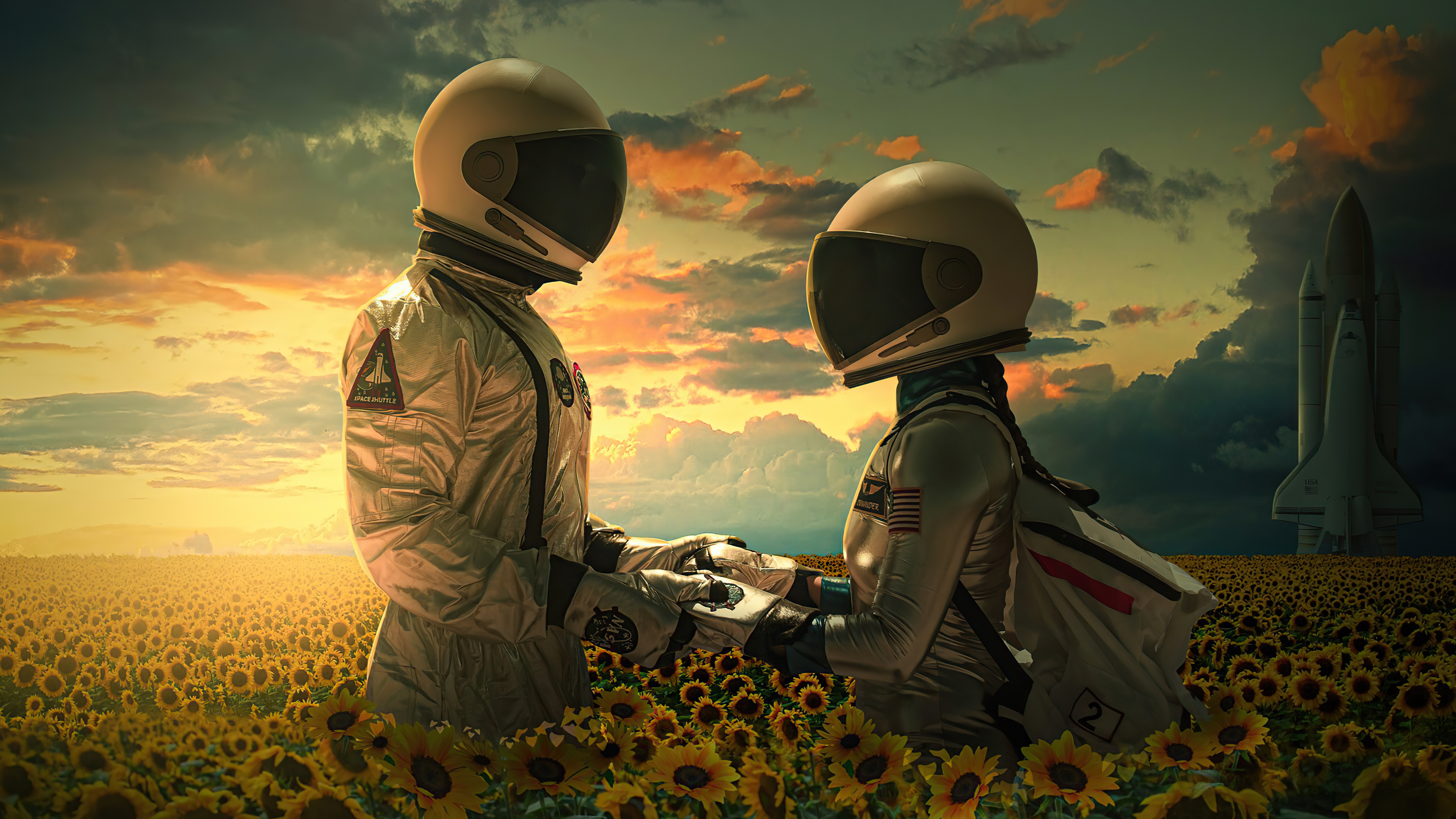 Astronauts in Love Digital 5K Wallpaper, HD Artist 4K Wallpapers, Images,  Photos and Background - Wallpapers Den