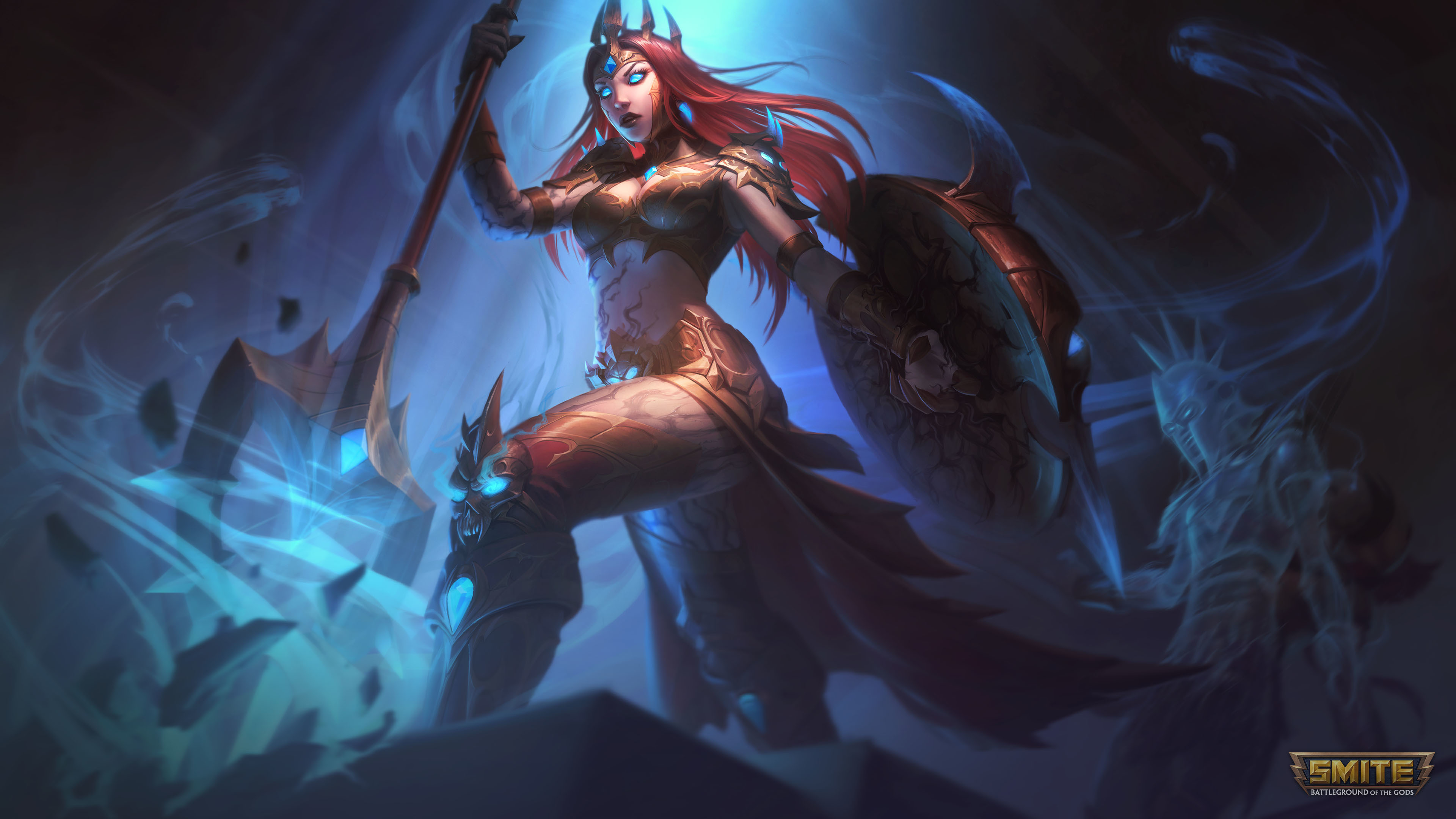 Athena x Smite Wallpaper HD Games 4K Wallpapers Images Photos and  Background  Wallpapers Den