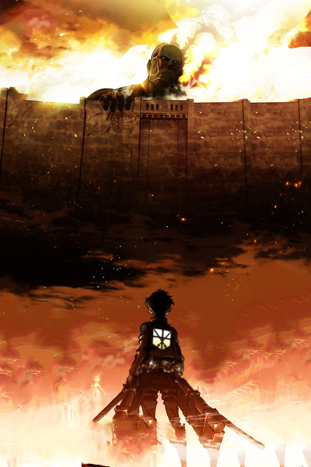 1080x1620 Attack On Titan, Eren Jaeger, Shingeki No Kyojin 1080x1620 ...