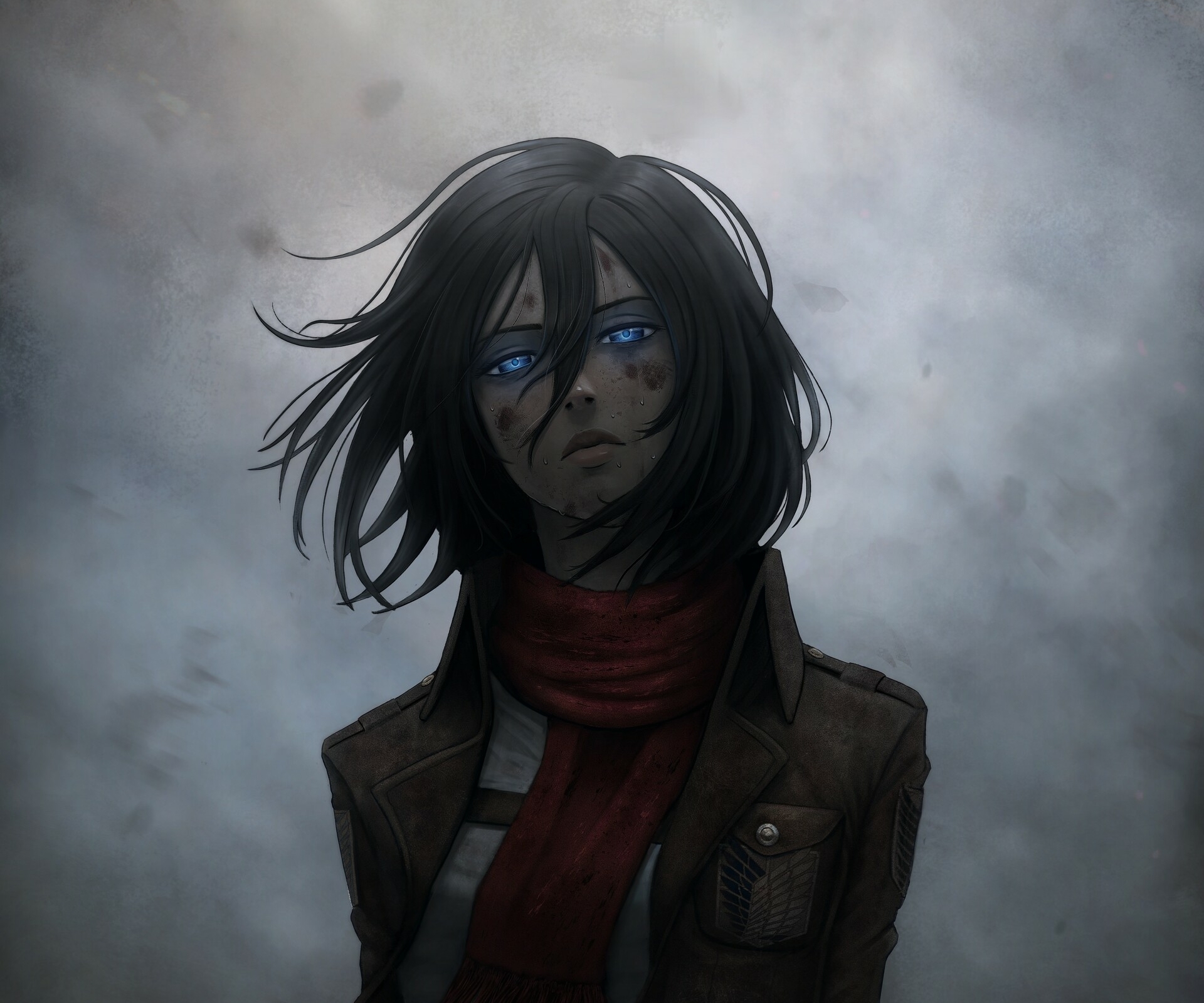 2560x144020 Attack On Titan HD Mikasa Ackerman Art 2560x144020 Resolution Wallpaper, HD Anime 4K 