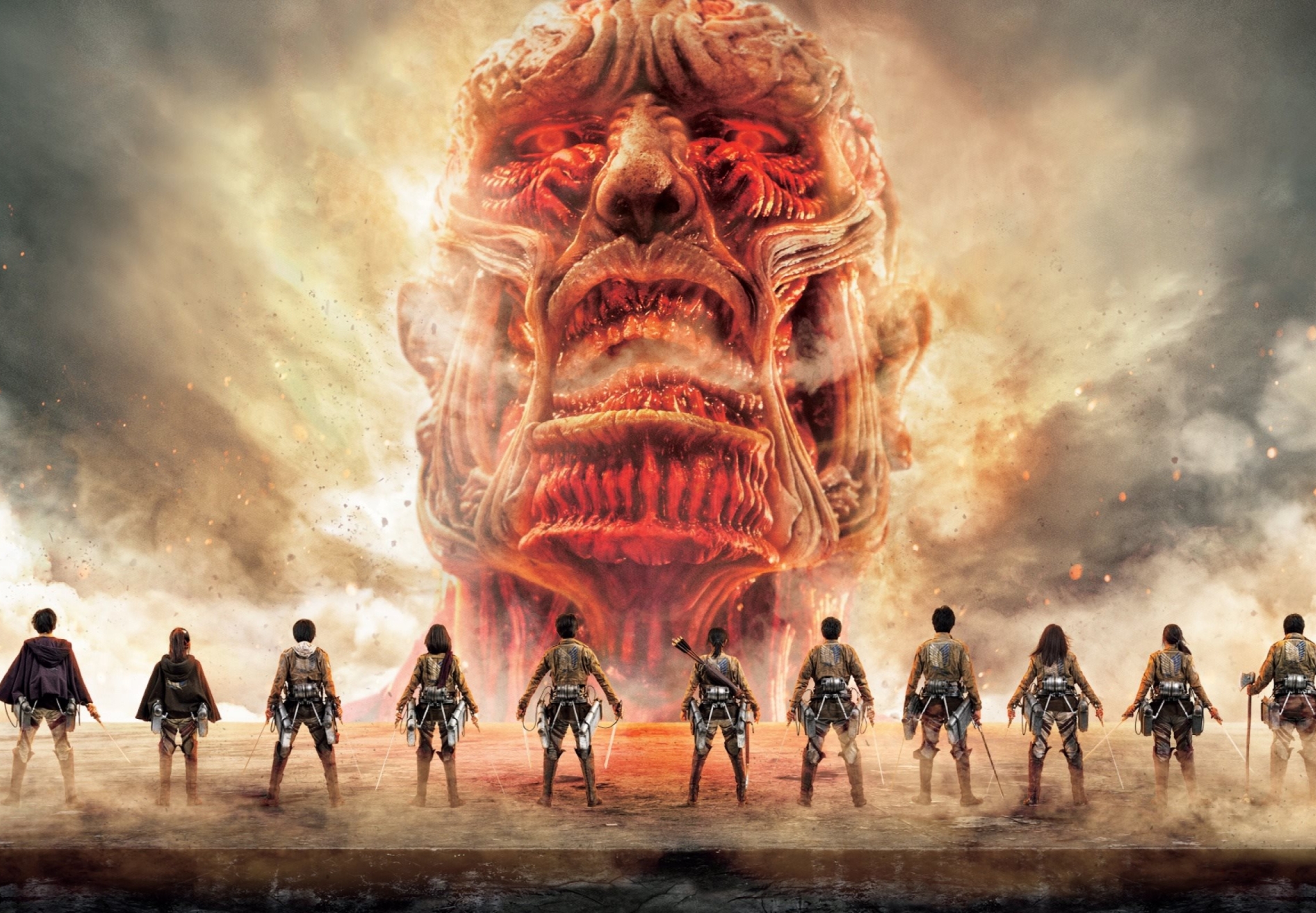 1893x1313 Resolution Attack On Titan Japanese TV Series Poster