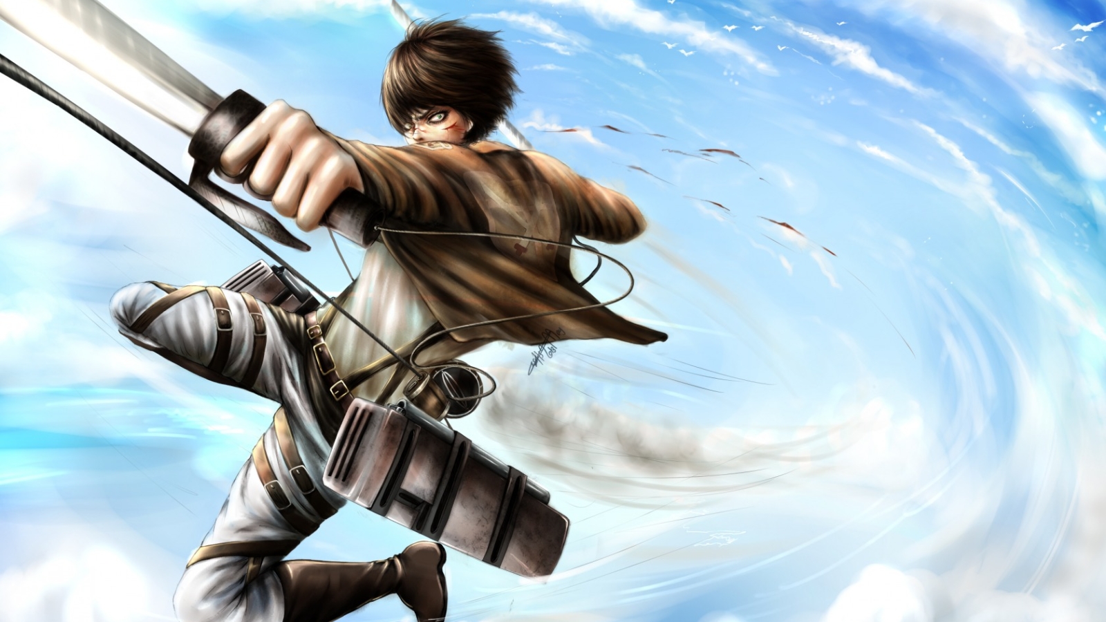 1600x900 Attack On Titan Shingeki No Kyojin Eren Jaeger 1600x900