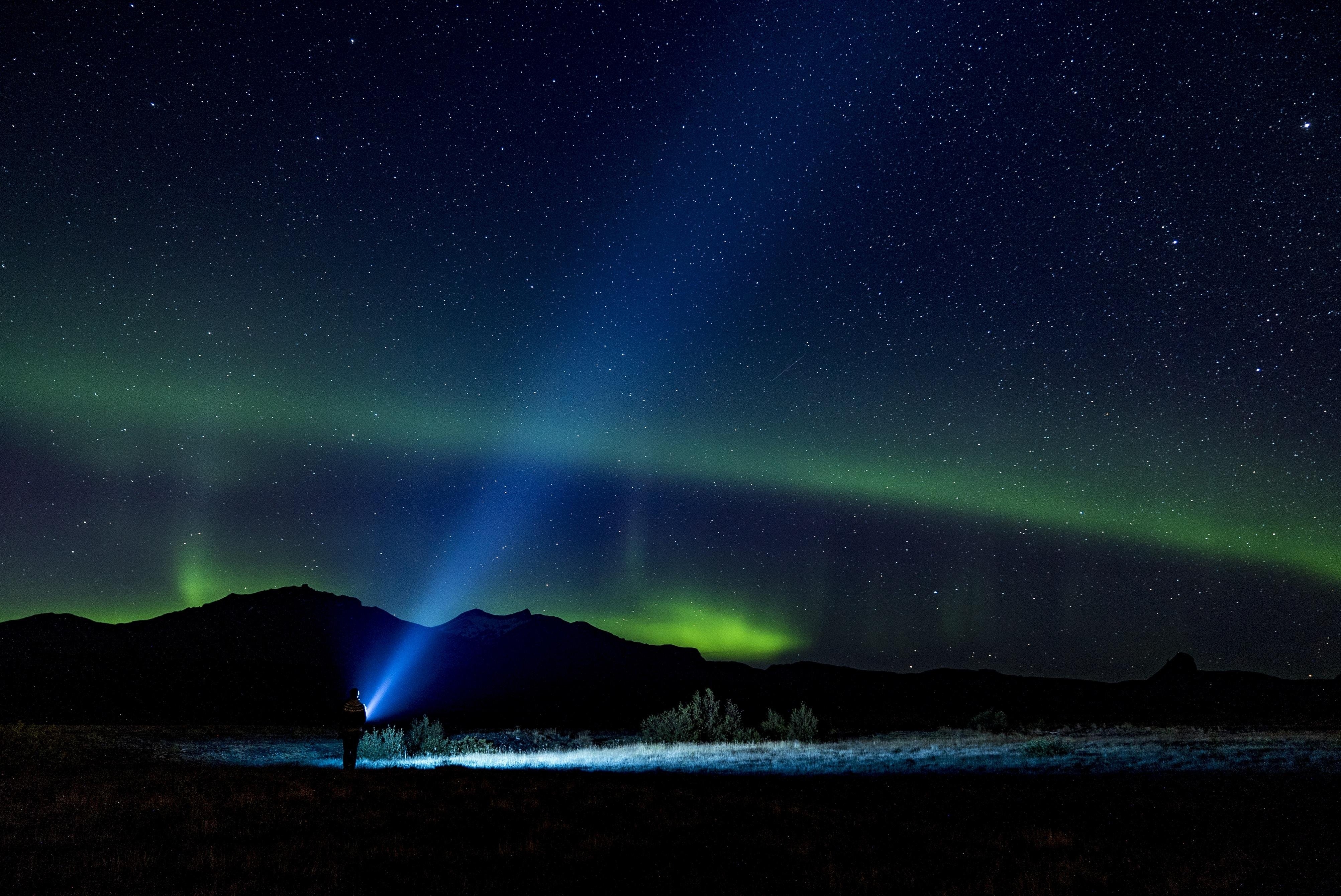 Aurora Borealis Wallpaper 4K, 5K, Northern Lights, Night