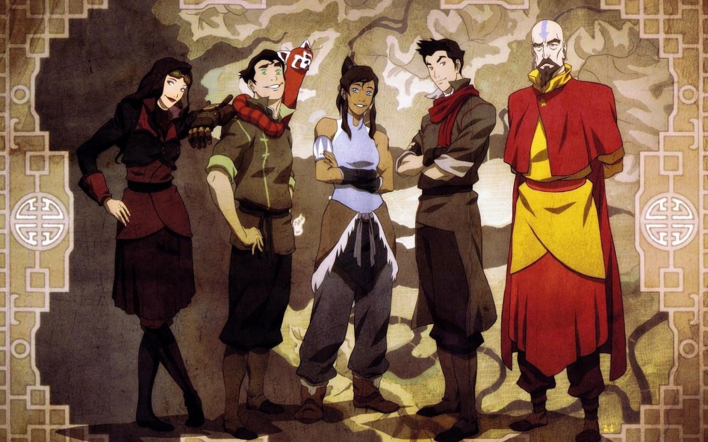 Avatar, Anime, Main Characters, Full HD Wallpaper