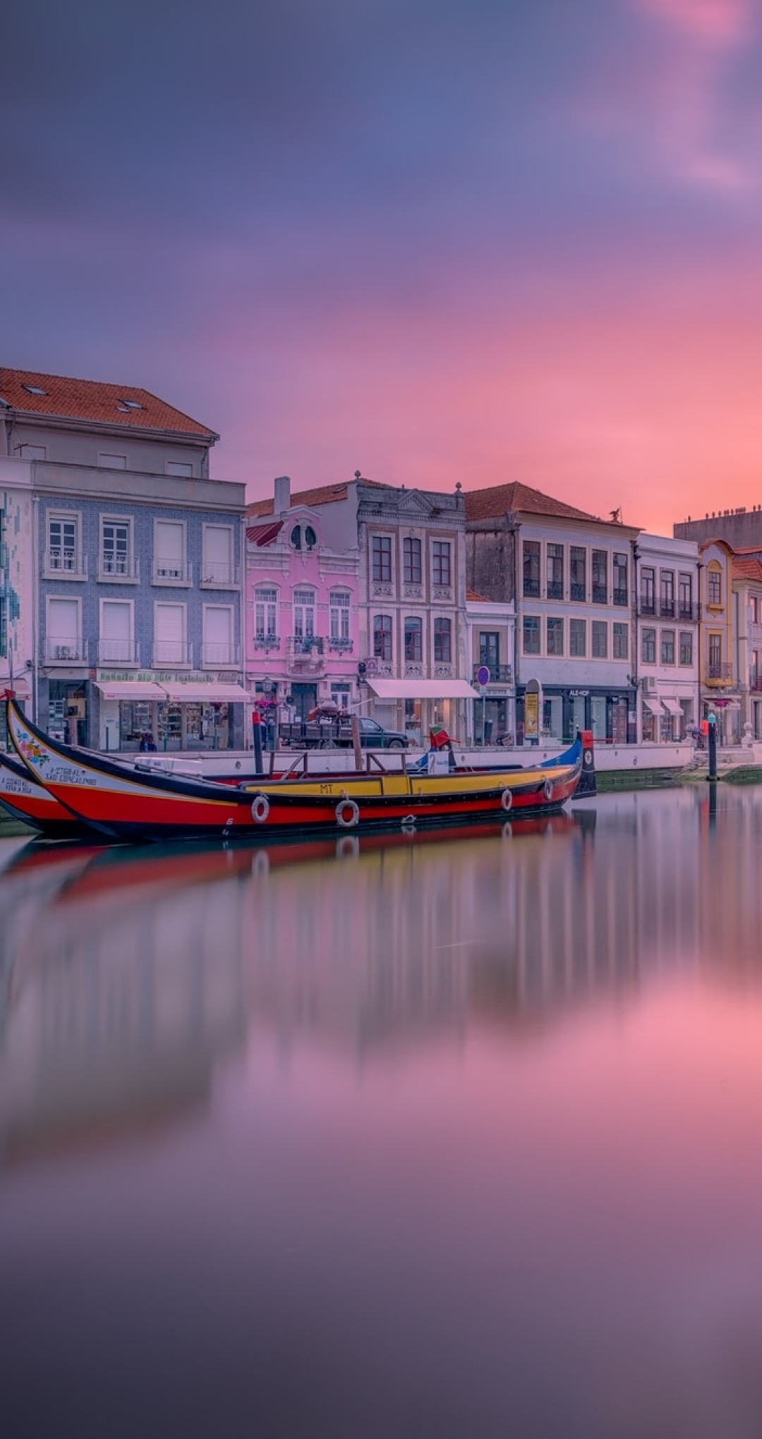 1080x2040 Resolution Aveiro Portugal Beautiful River View 1080x2040