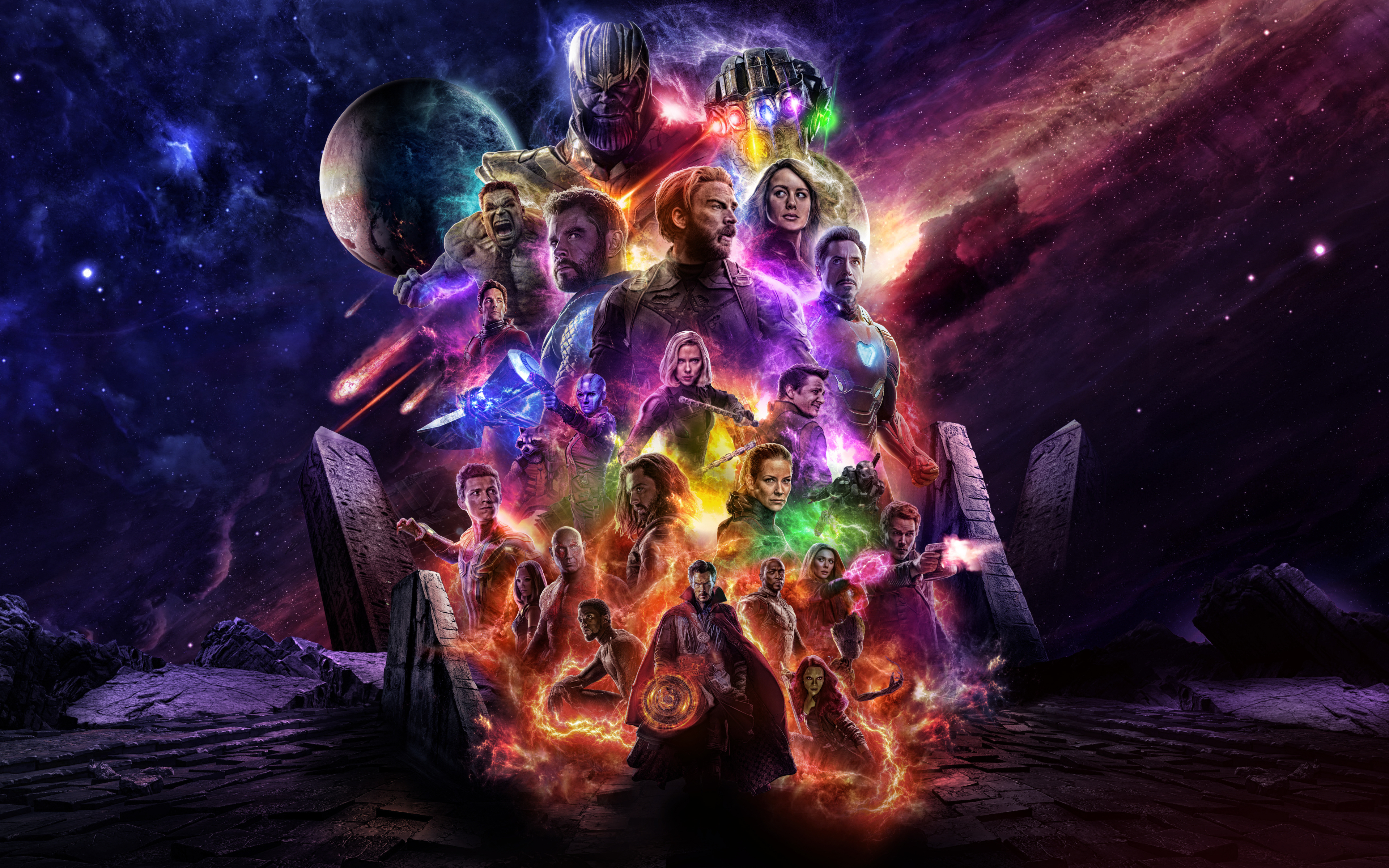 Avengers 4 Endgame 2019 Movie Keyart, HD 4K Wallpaper