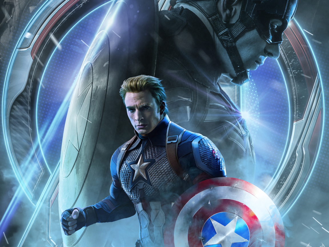1152x864 Avengers Endgame Captain America Poster Art ...
