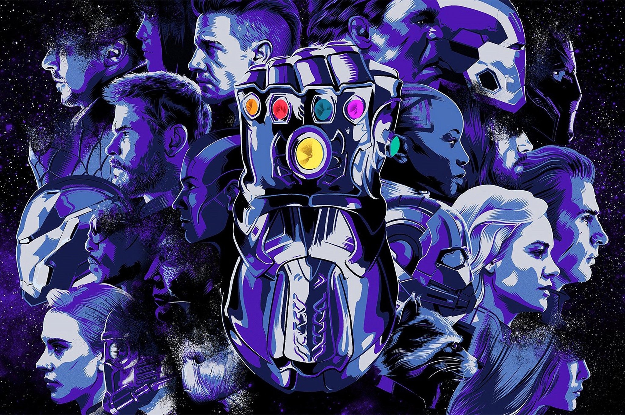  Avengers  Endgame  Cover Art Wallpaper  HD  Movies 4K 