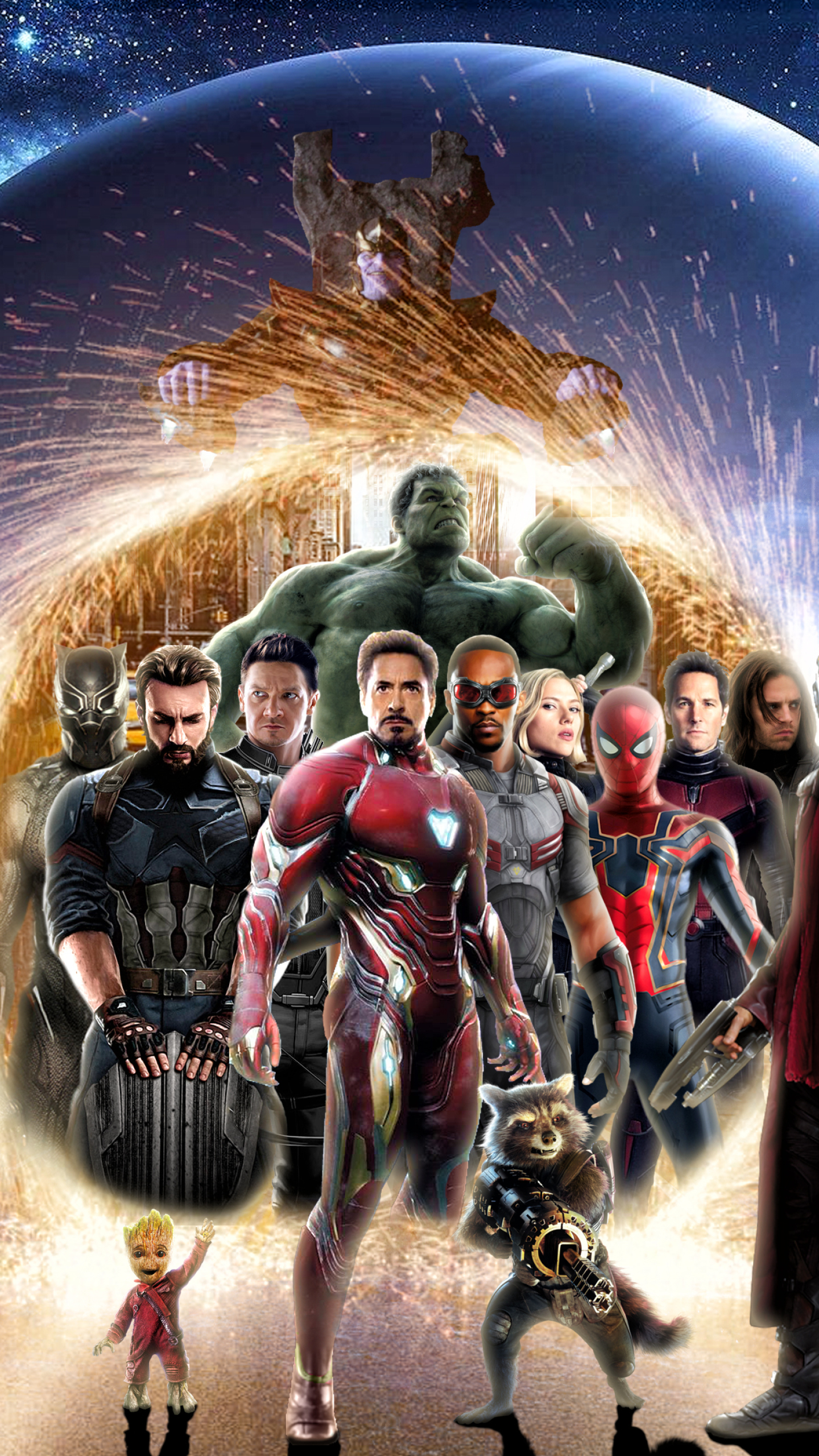 1440x2560 Avengers Infinity War 2018 Digital Art Samsung Galaxy S6,S7,Google Pixel XL ,Nexus 6 ...