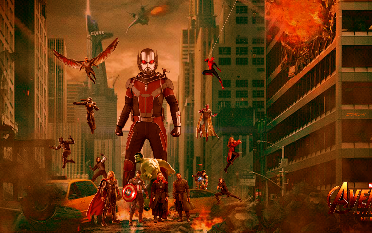 Avengers Infinity War Fan Art, HD 4K Wallpaper