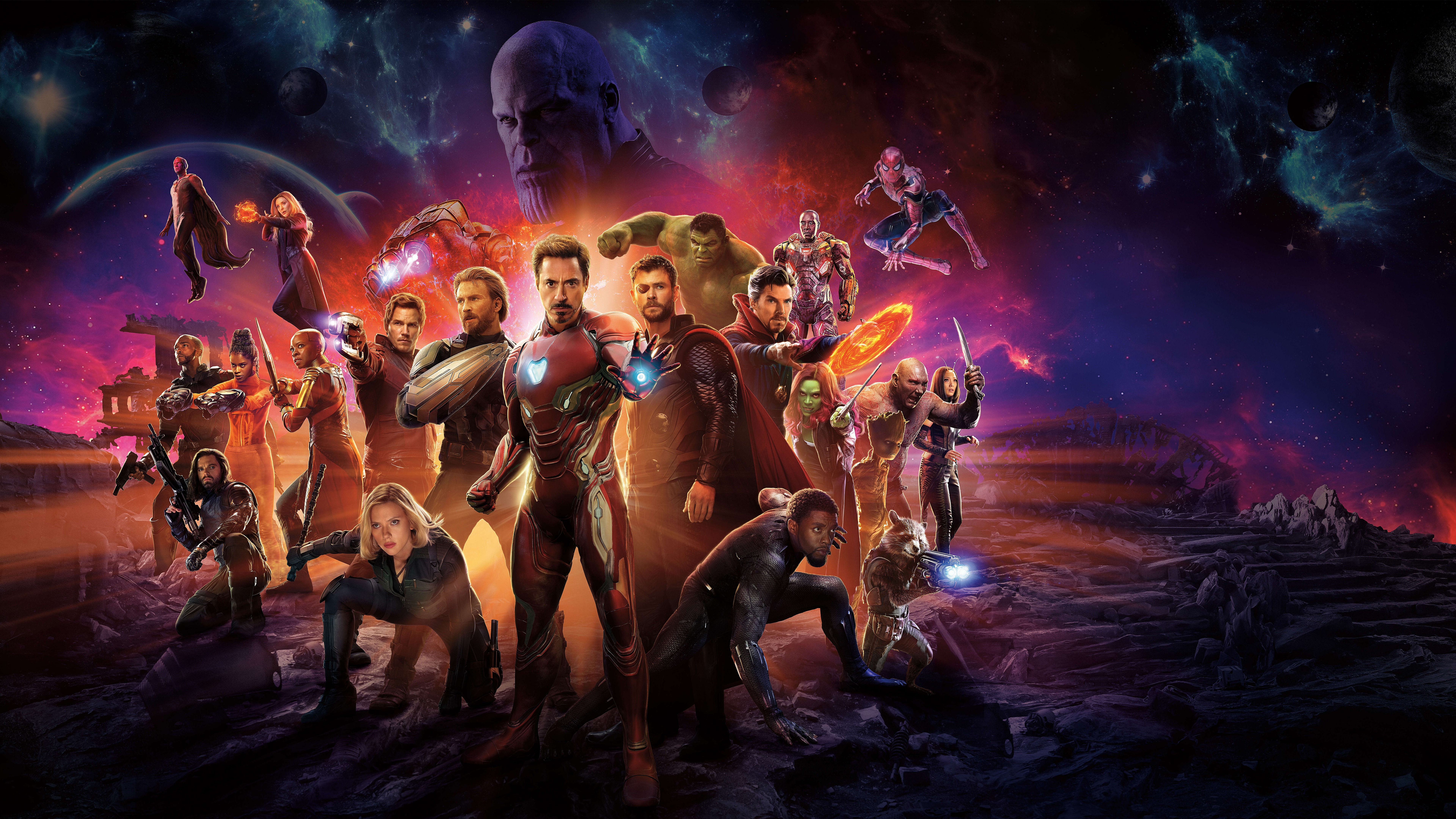 Download Avengers Infinity War International Poster 