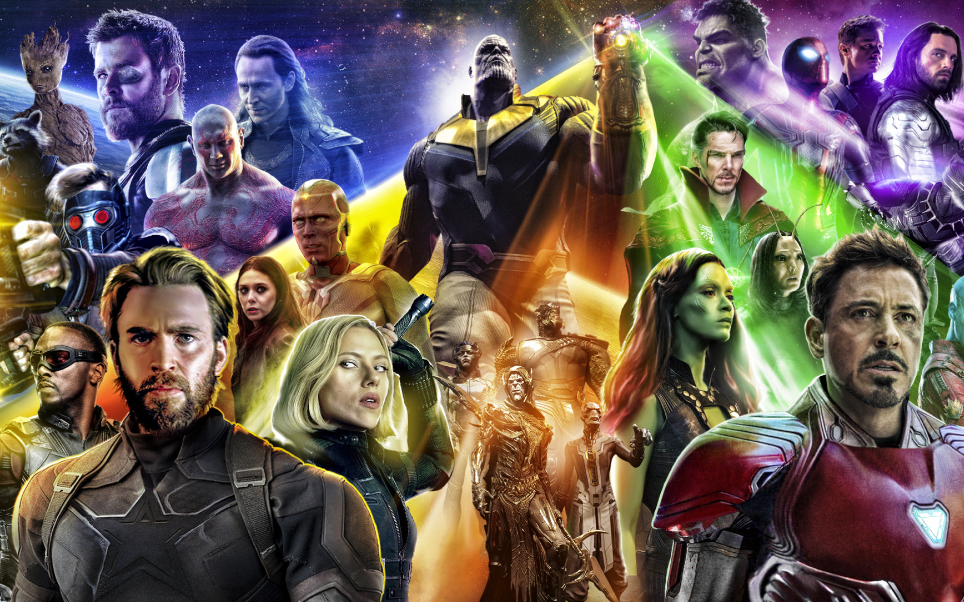 Download Avengers Infinty War 2018 Poster 7680x4320 