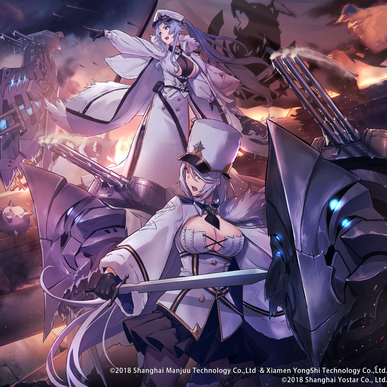1280x1280 Azur Lane HD 2021 Character Art 1280x1280 Resolution