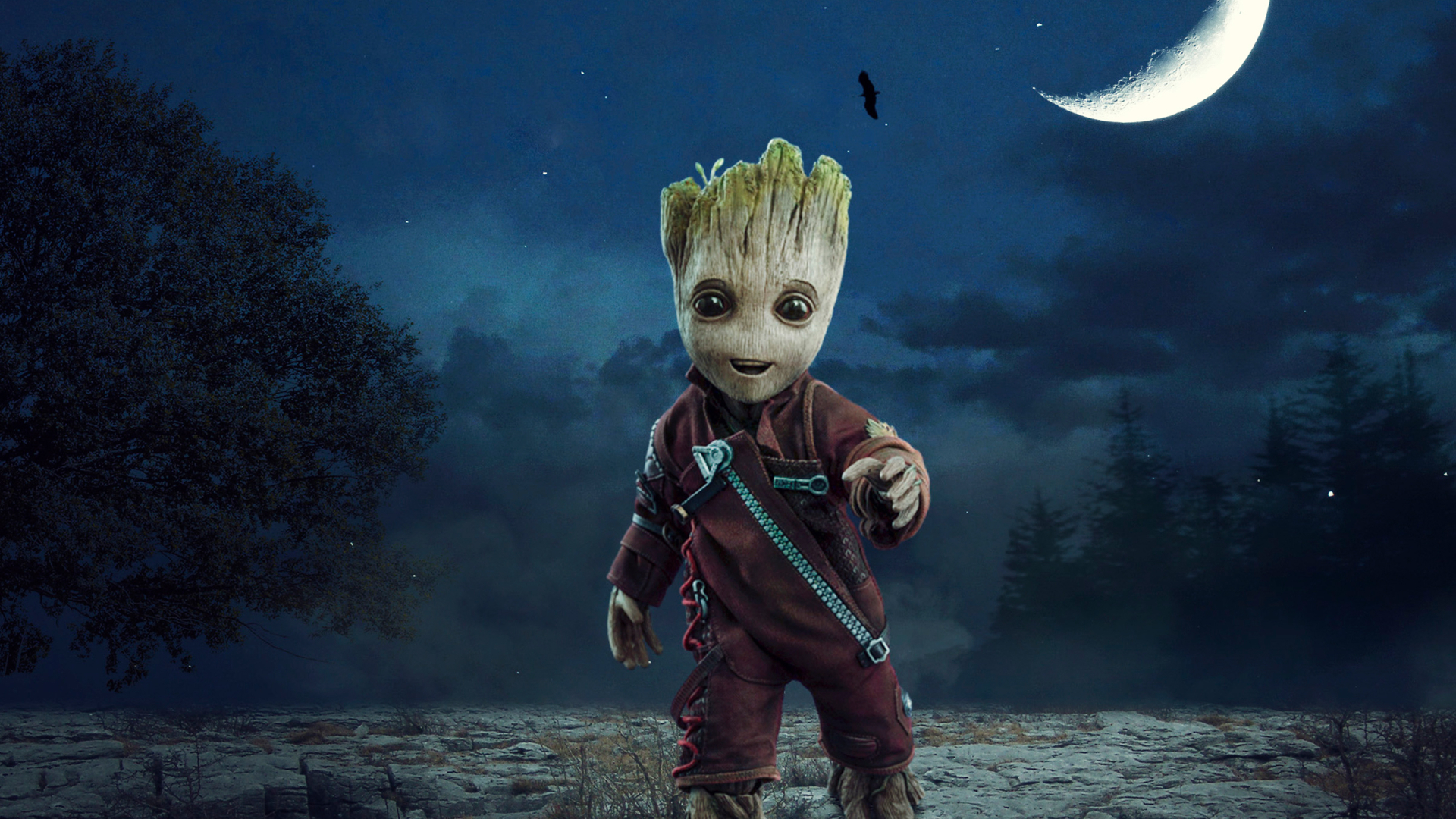 1920x1080 Baby Groot 1080P Laptop Full HD Wallpaper, HD Artist 4K Wallpapers,  Images, Photos and Background - Wallpapers Den