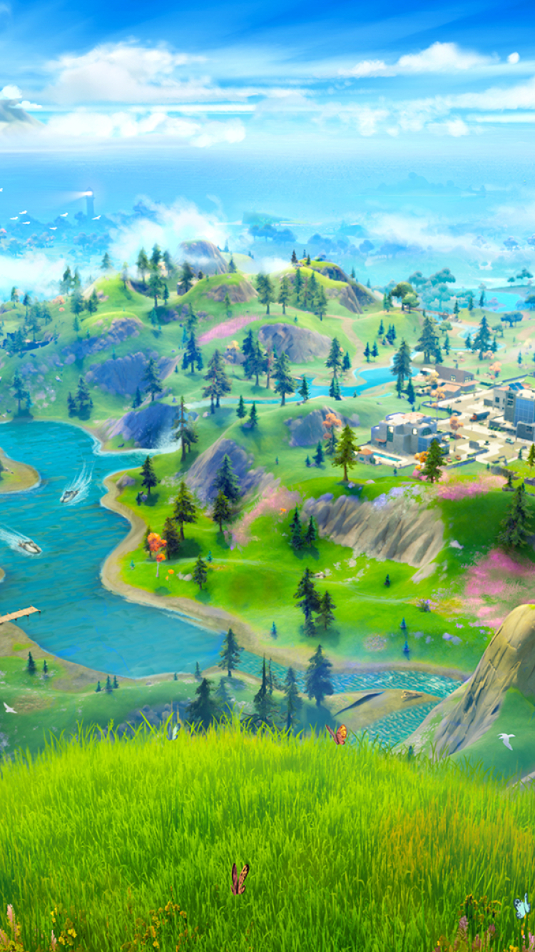 750x1334 Background Of Fortnite Chapter 2 iPhone 6, iPhone 6S, iPhone 7