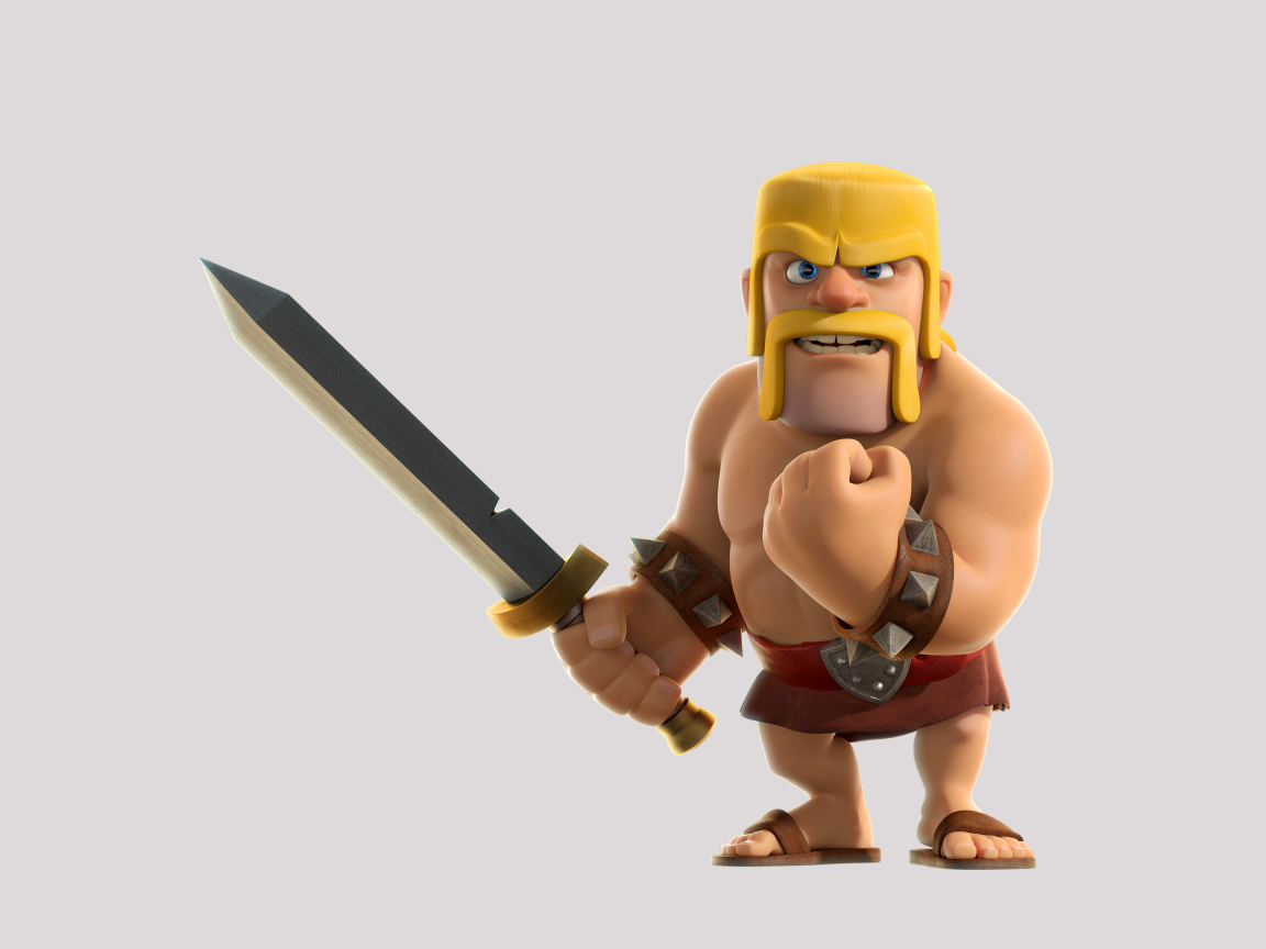 1152x864 Barbarian Clash Of Clans 1152x864 Resolution Wallpaper, HD Games 4...