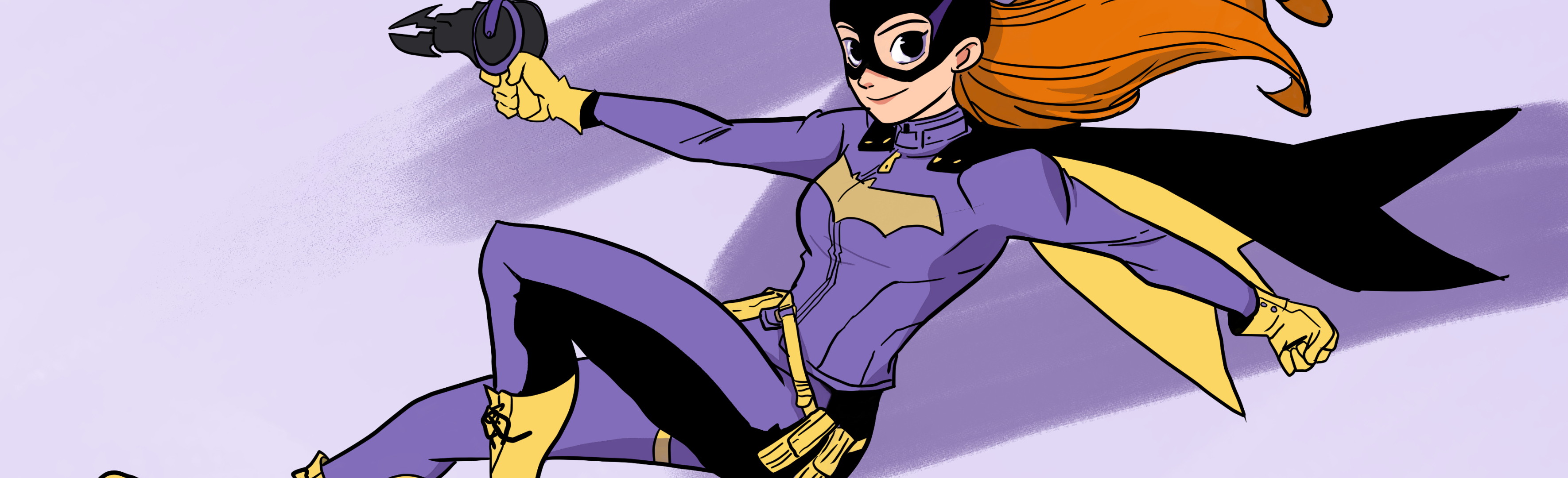 3540x1080 Resolution Batgirl Cartoon Art 3540x1080 Resolution Wallpaper ...