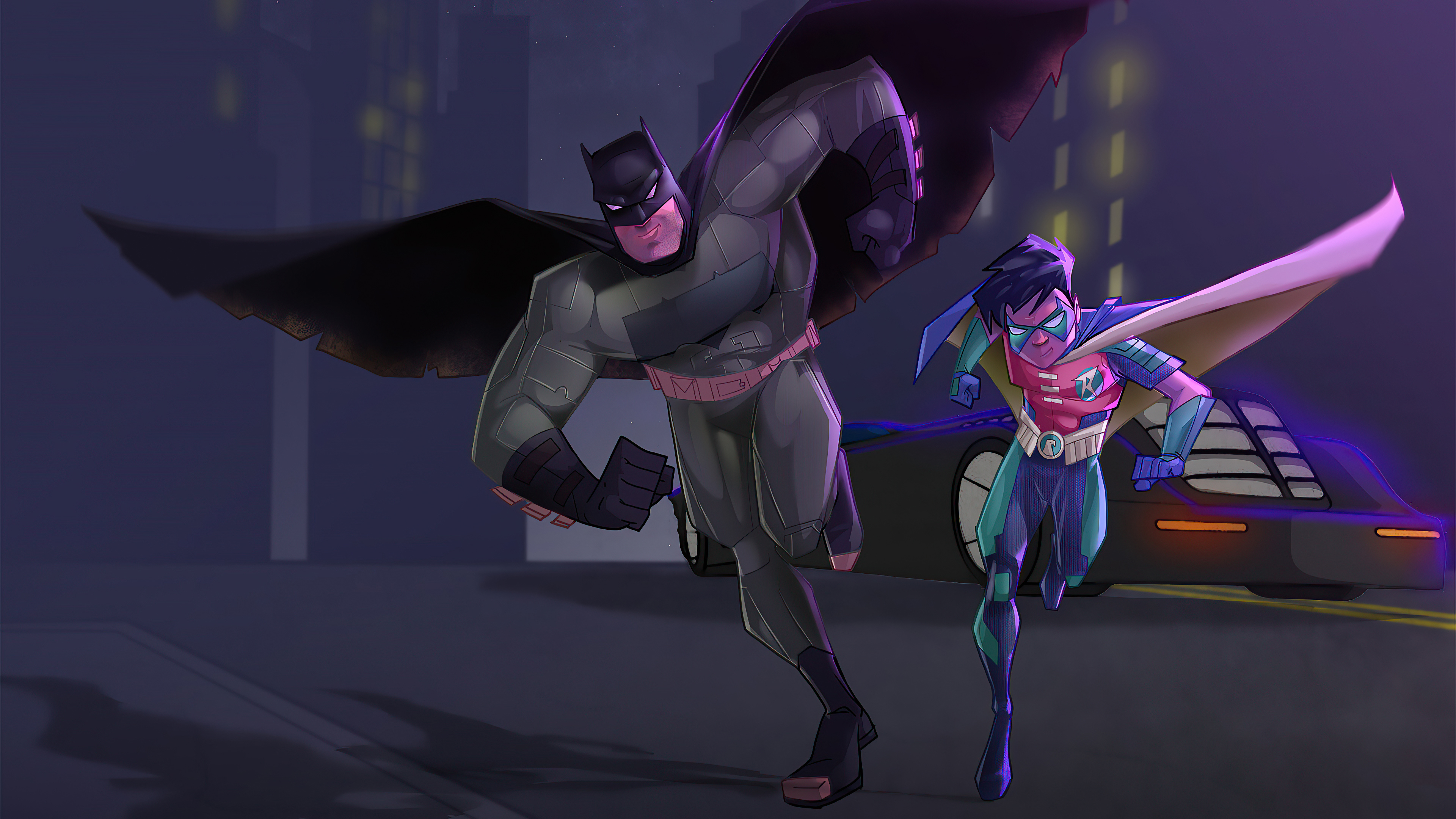 Wallpaper ID 94559  batman robin superheroes artwork artist hd 4k  free download