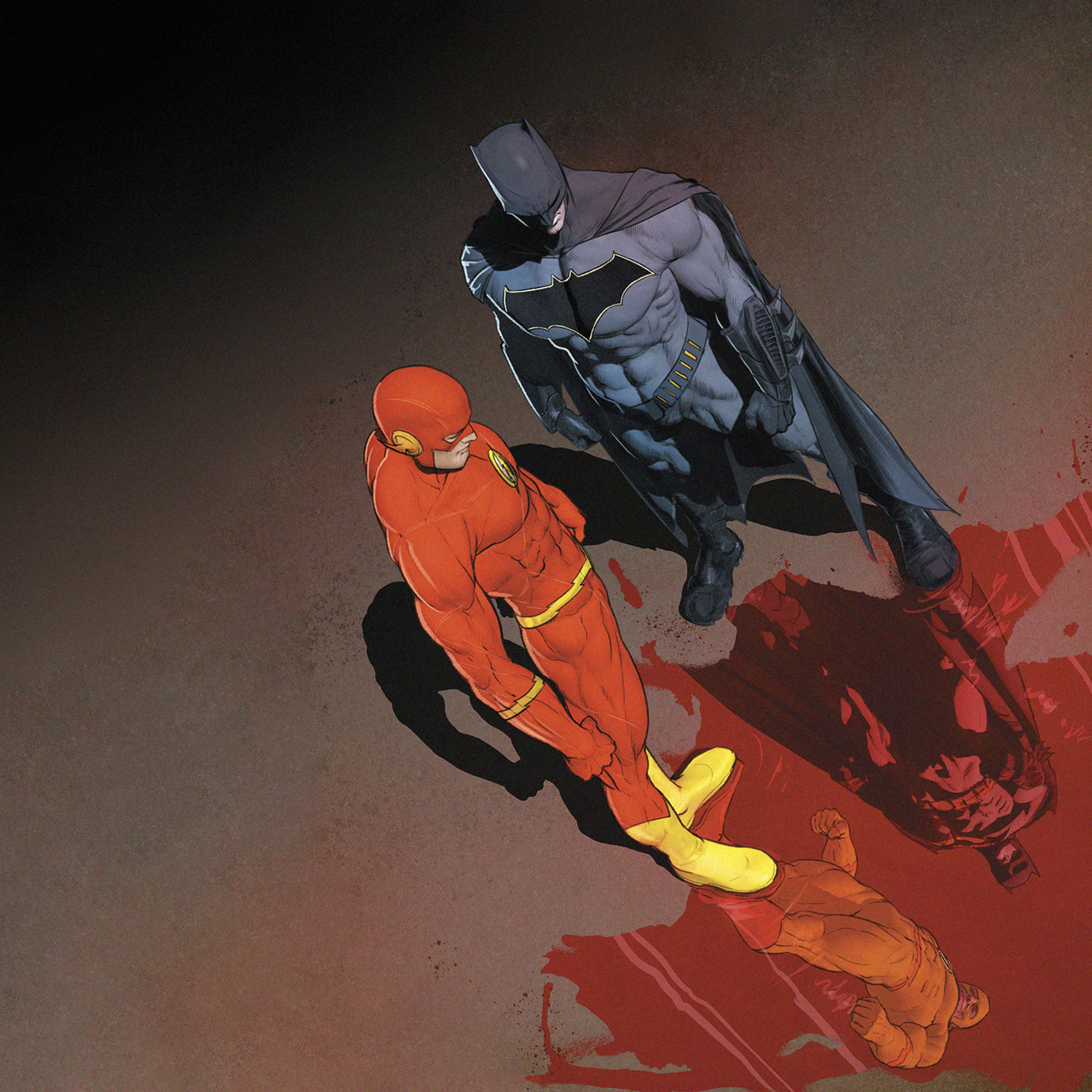 Batman And The Flash Dc Comics, Full HD 2K Wallpaper