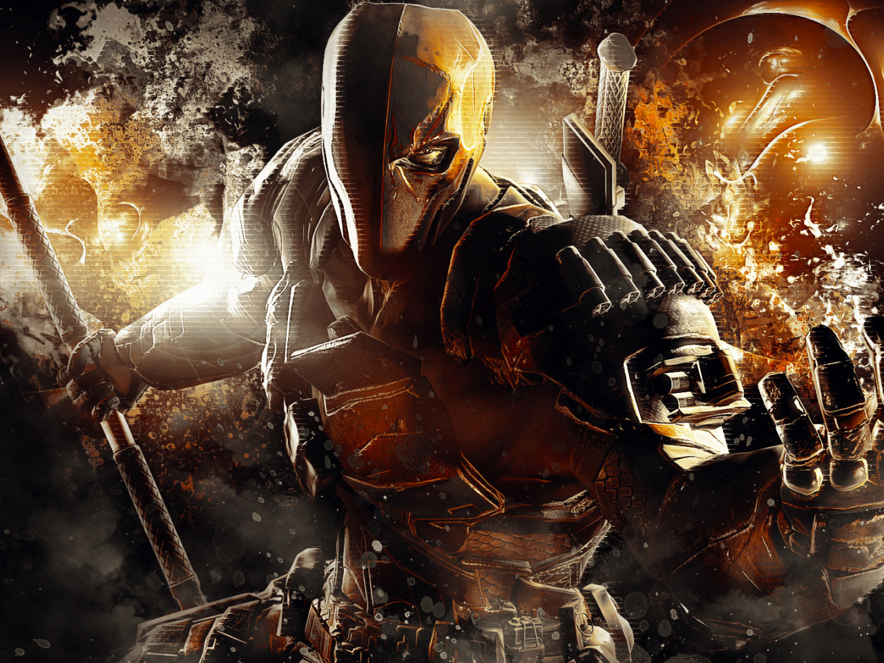 1280x960 Resolution Batman Arkham Origins, Deathstroke, Warner Bros