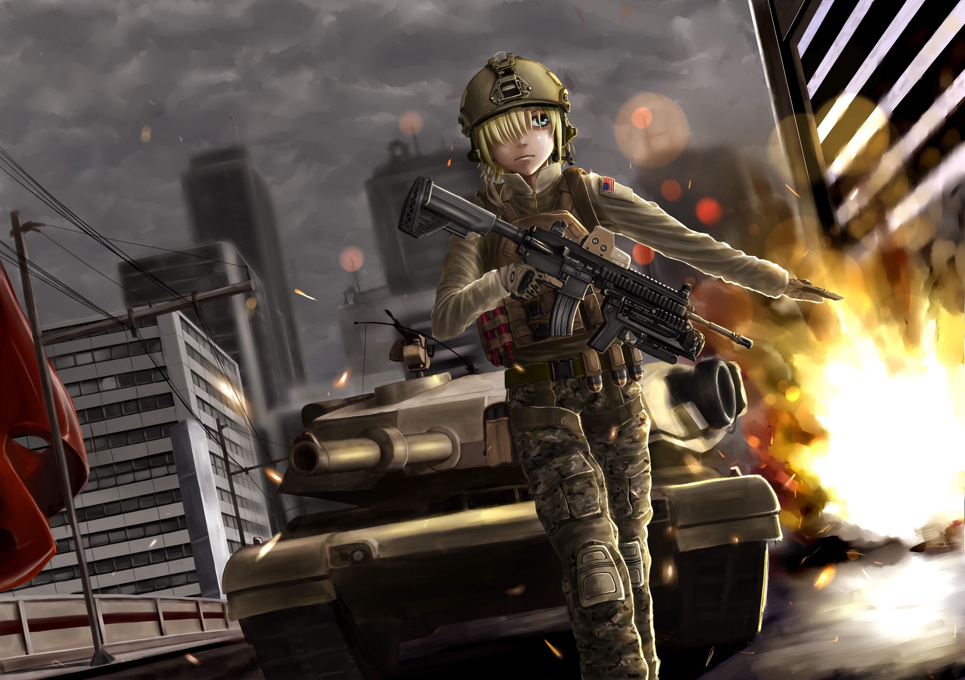 Battlefield 1 -Anime Art 60FPS-1080P | Anime, Anime wallpaper, Anime date