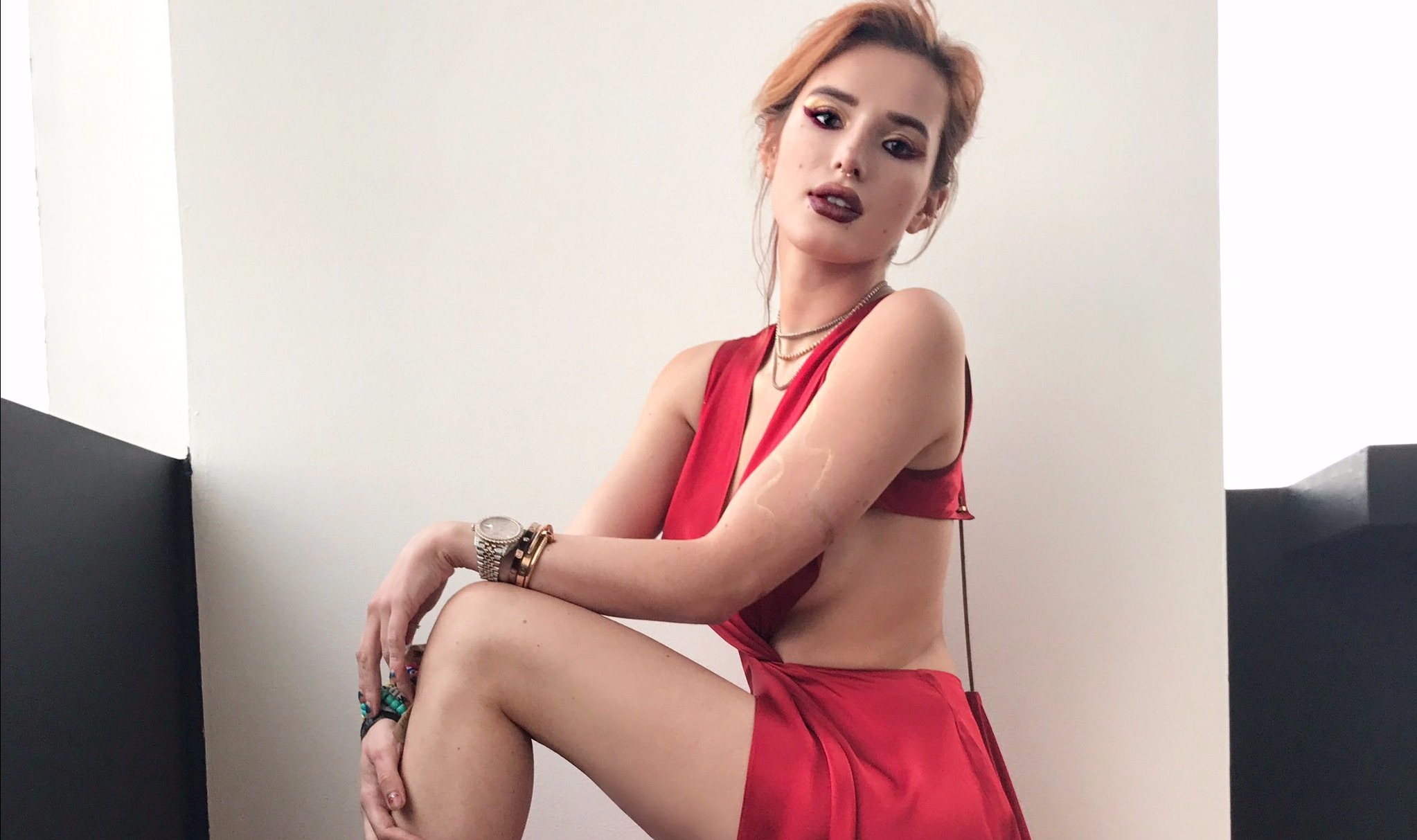 Bella Thorne Sexy In Red 2017 Wallpaper, HD Celebrities 4K Wallpapers,  Images, Photos and Background - Wallpapers Den
