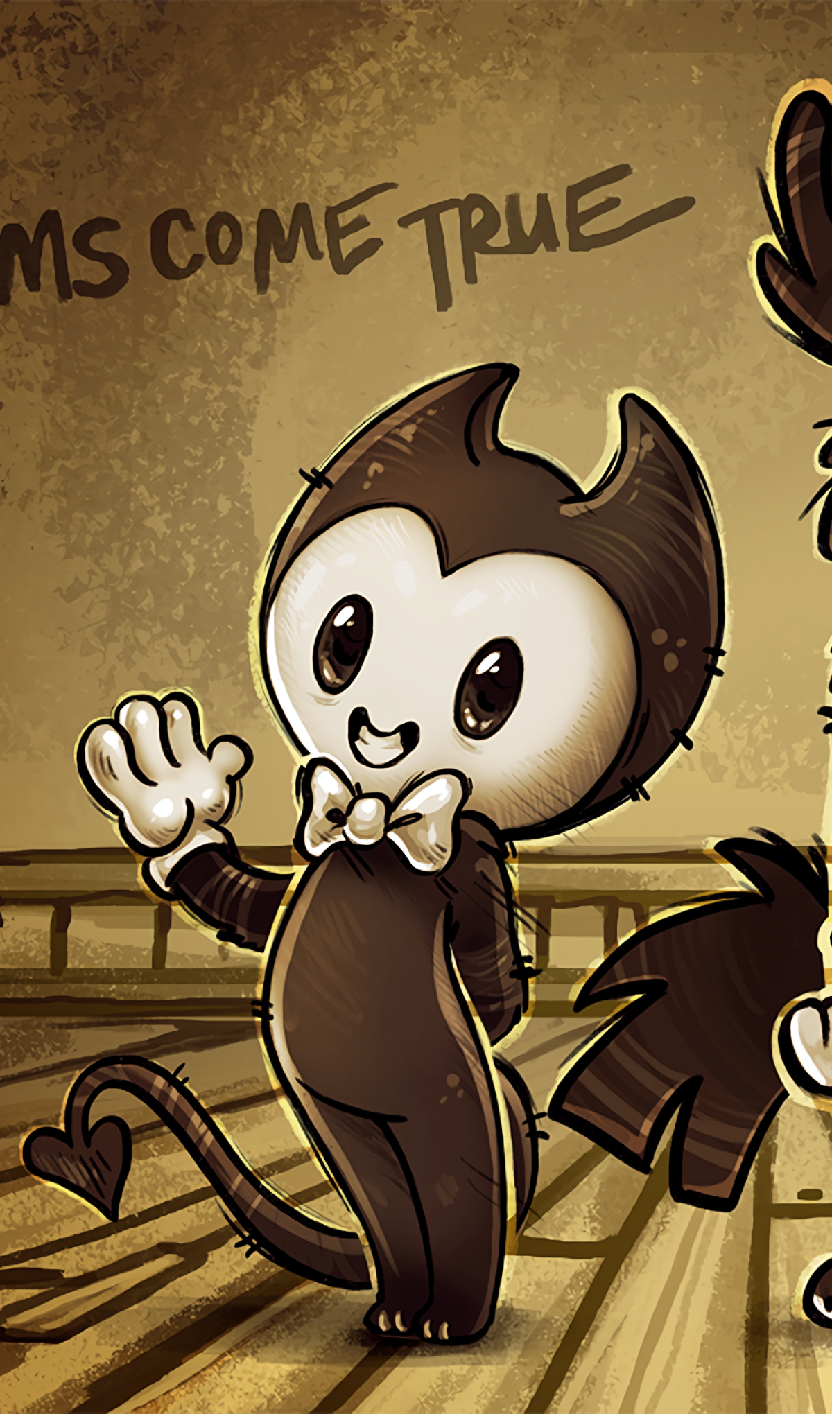 1200x2040 Bendy and the Ink Machine HD 1200x2040 Resolution Wallpaper