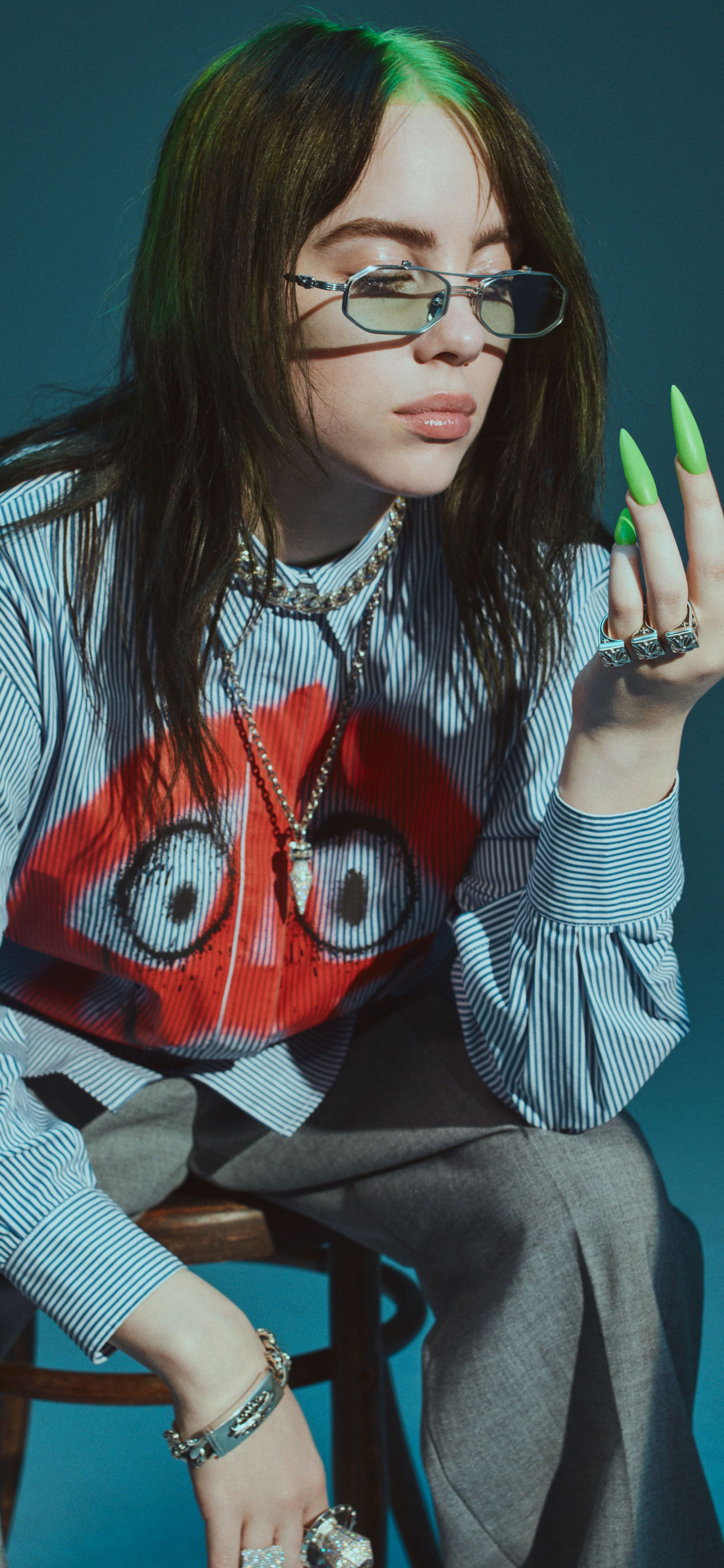 1242x2688 Billie Eilish Glasses Iphone Xs Max Wallpaper Hd Celebrities 4k Wallpapers Images Photos And Background