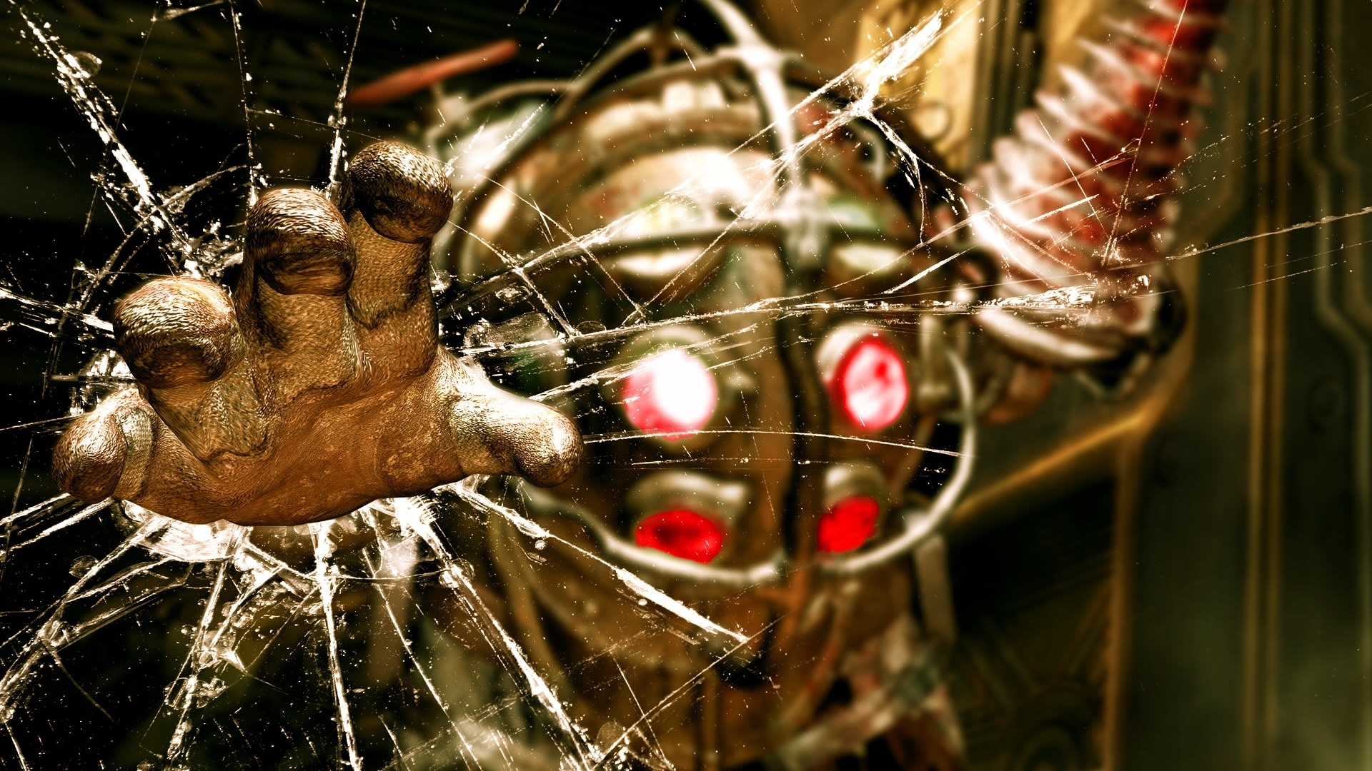 1920x1080 Bioshock Big Daddy Glass 1080p Laptop Full Hd Images, Photos, Reviews