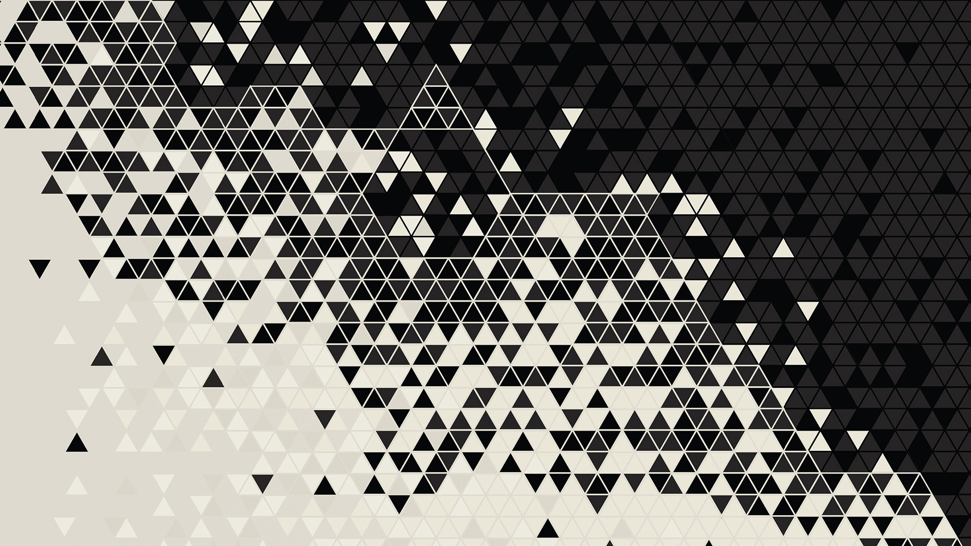 Black & White Triangle Pattern Wallpaper, HD Artist 4K Wallpapers