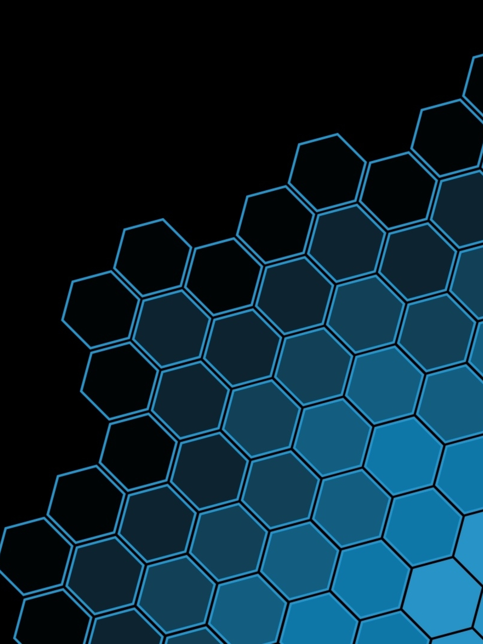 1536x48 Black Blue Hexagon Pattern 1536x48 Resolution Wallpaper Hd Abstract 4k Wallpapers Images Photos And Background