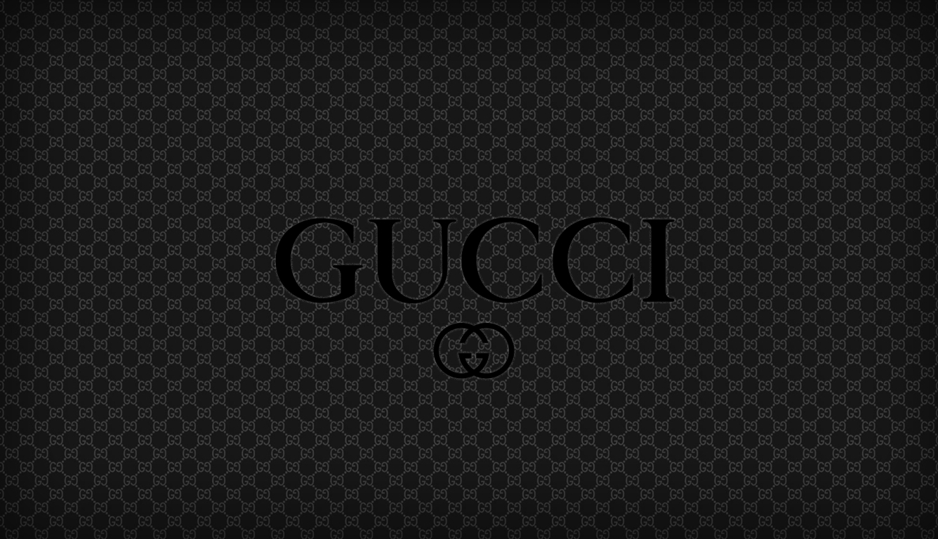 1336x768 black gucci, logo, brand HD Laptop Wallpaper, HD Brands 4K ...