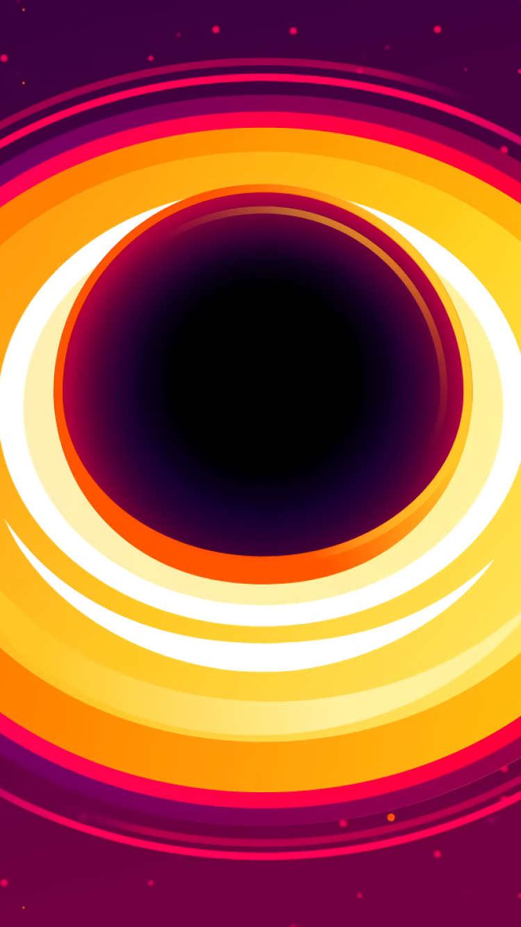 750x1334 Resolution Black Hole SciFi Art 2021 iPhone 6, iPhone 6S ...