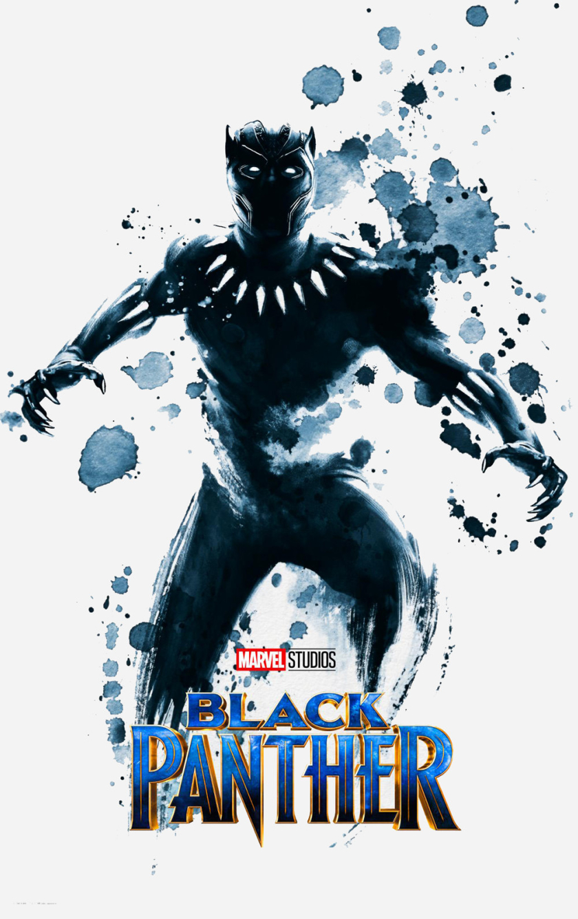 Download Black Panther Movie Official Poster 1280x2120