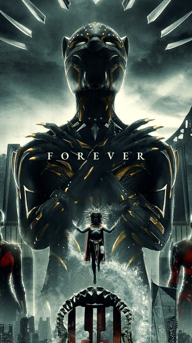 750x1334 Black Panther Wakanda Forever Hd Poster Iphone 6 Iphone 6s