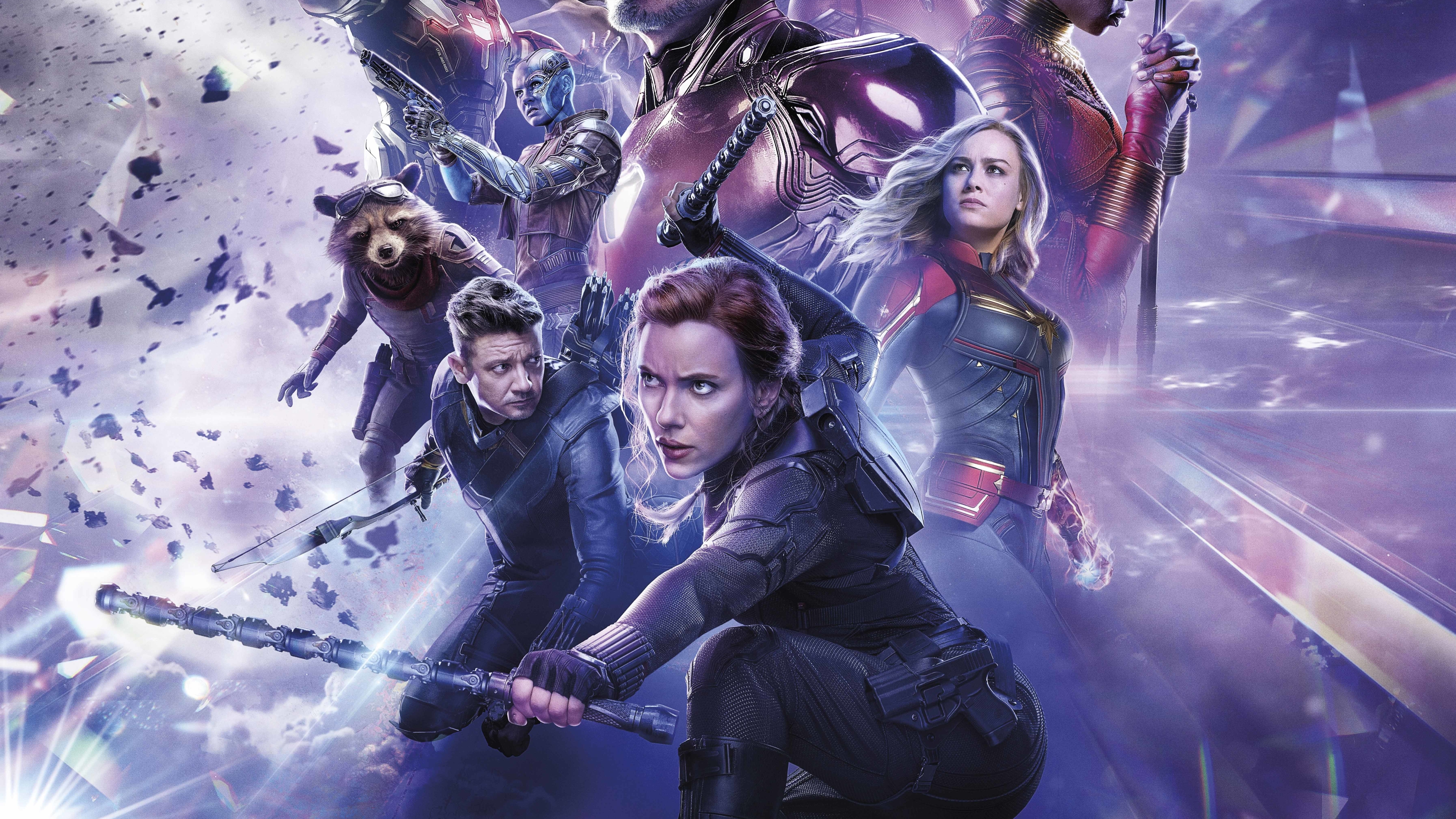 3840x2160 Black Widow Avengers Endgame Official Poster 4K ...