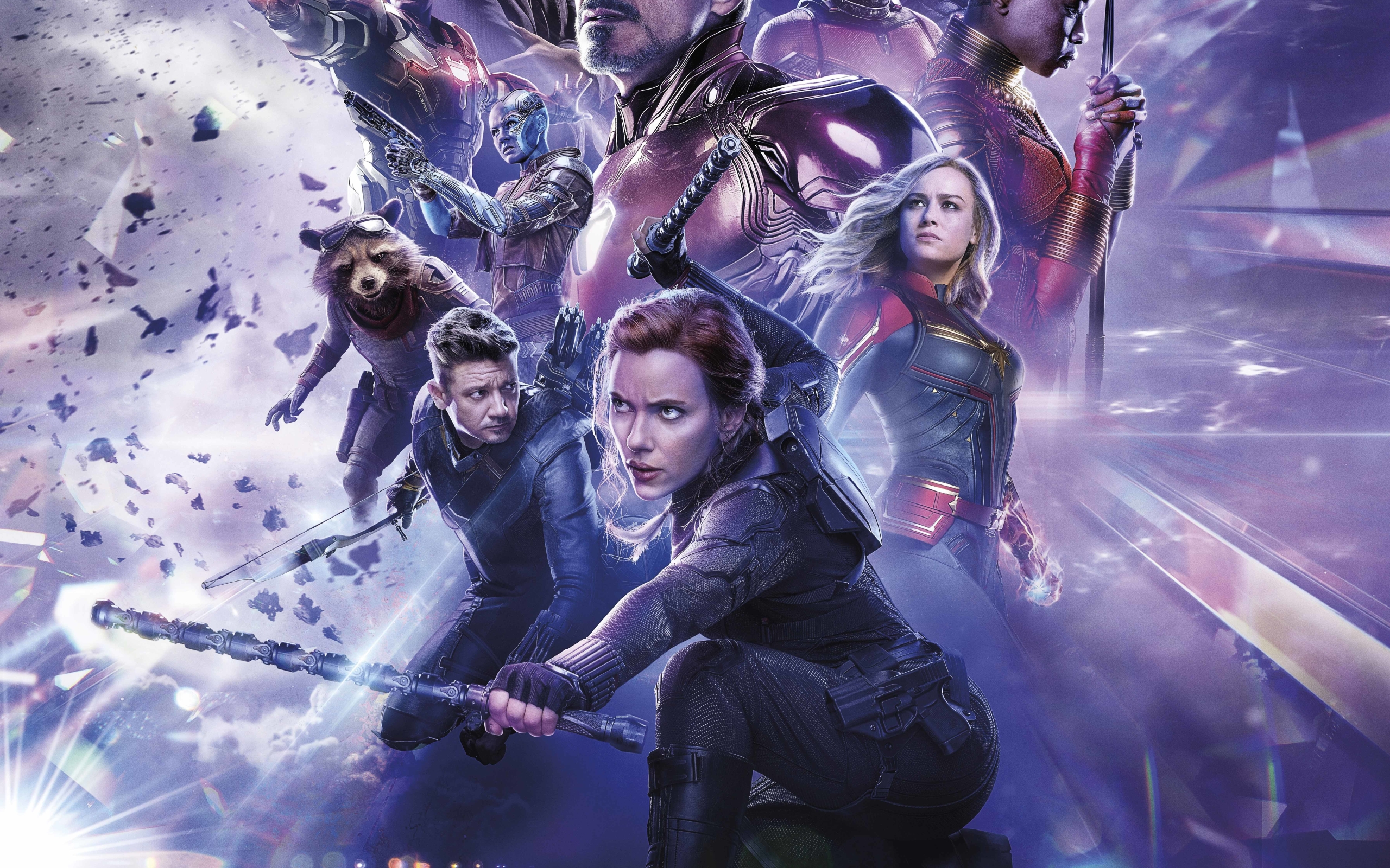 2560x1600 Black Widow Avengers Endgame Official Poster 2560x1600