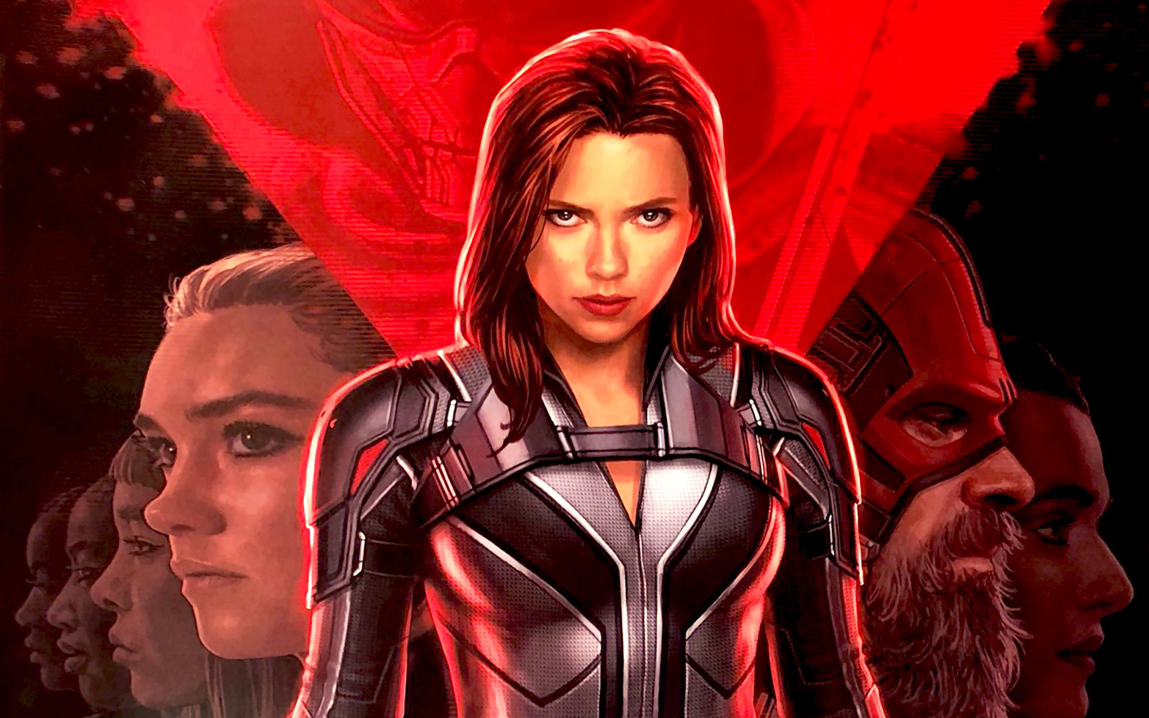 3840x2400 Black Widow Movie Poster 4K 3840x2400 Resolution Wallpaper