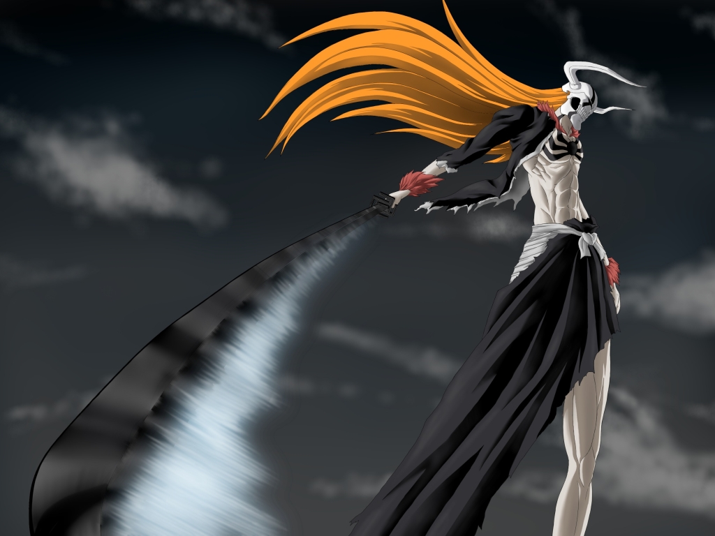 1024x768 Resolution bleach, ichigo, sword 1024x768 Resolution Wallpaper