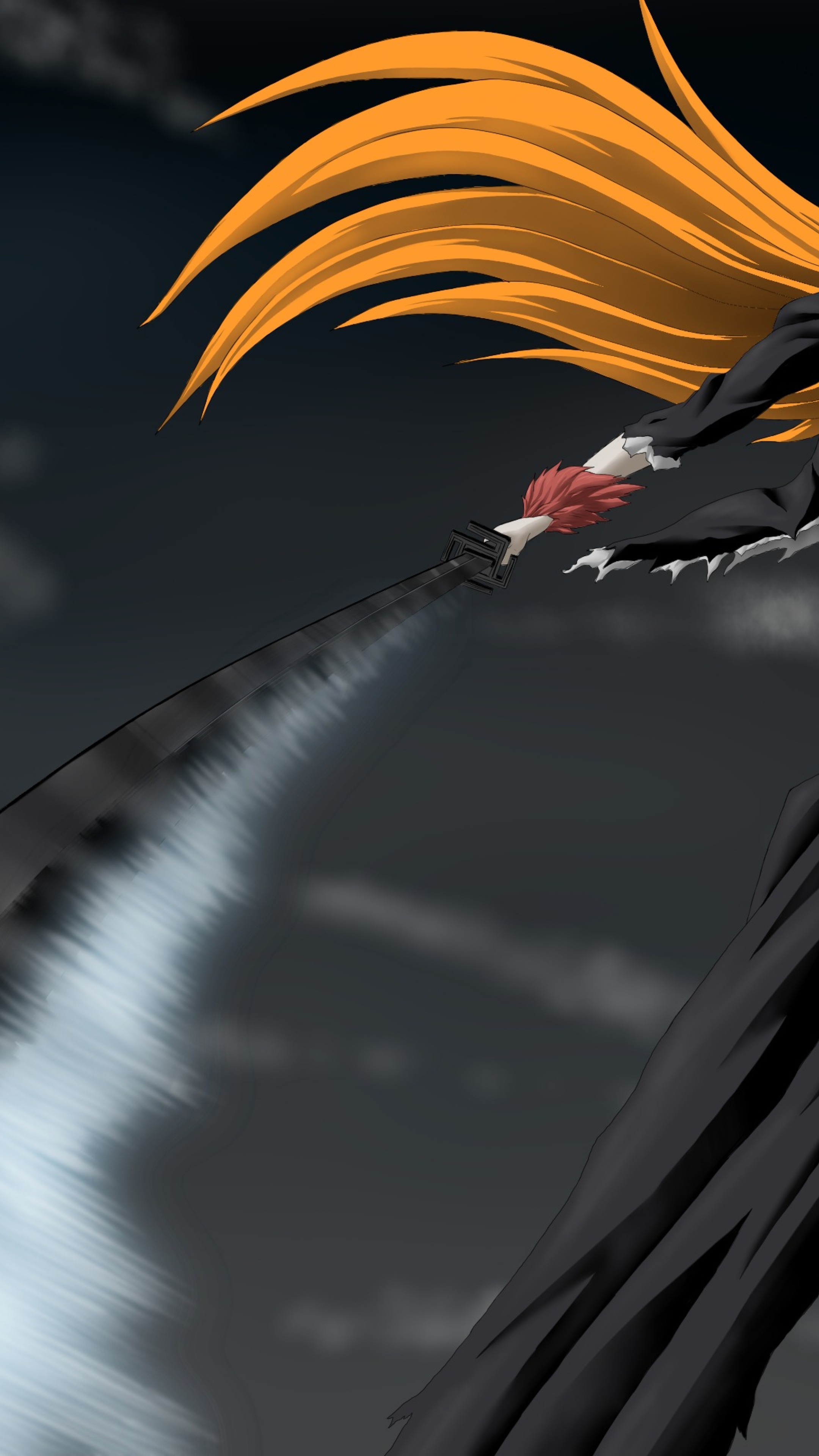 2160x3840 bleach, ichigo, sword Sony Xperia X,XZ,Z5 Premium Wallpaper