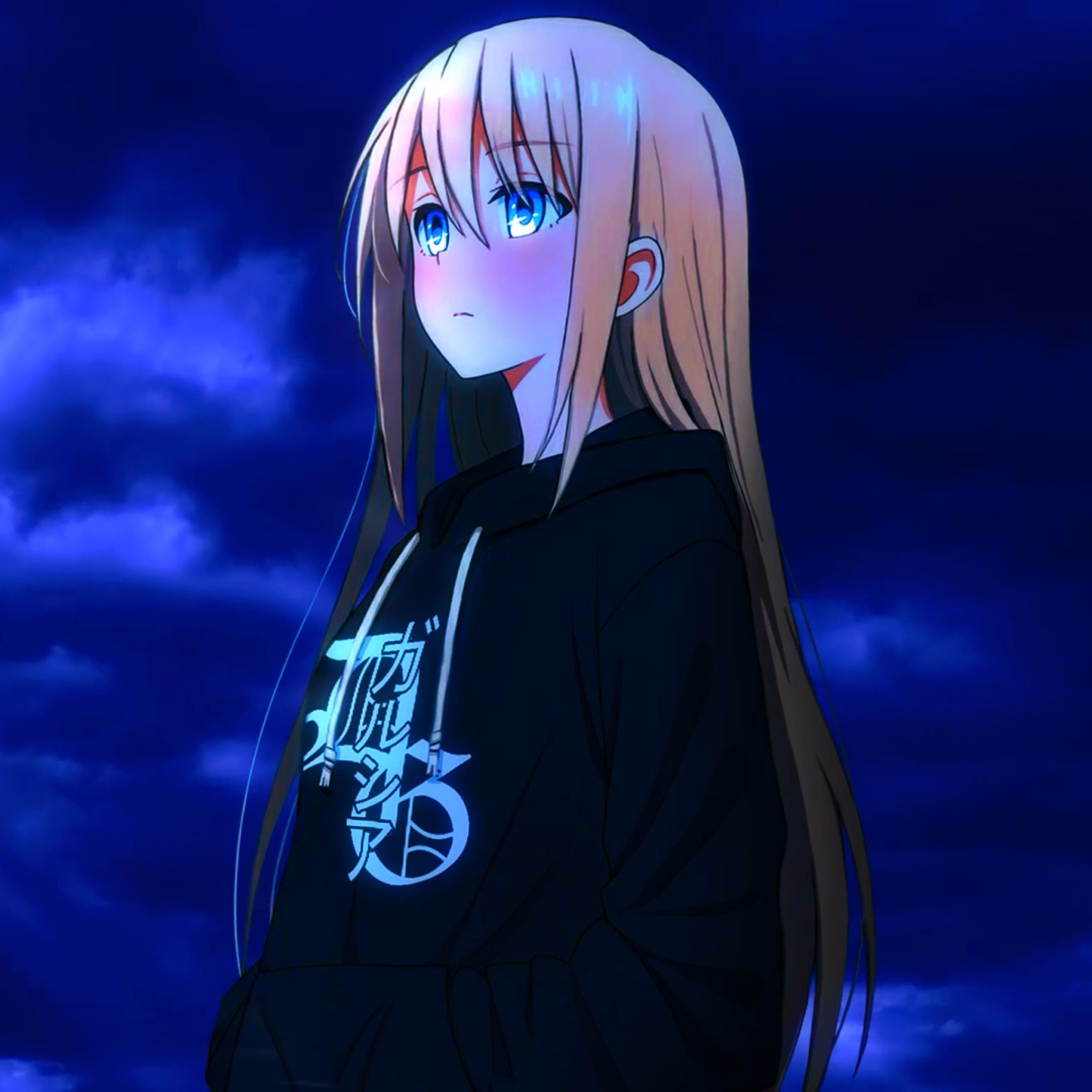 Blue Background Anime Lights GIF - Blue Background Anime Lights - Discover  & Share GIFs
