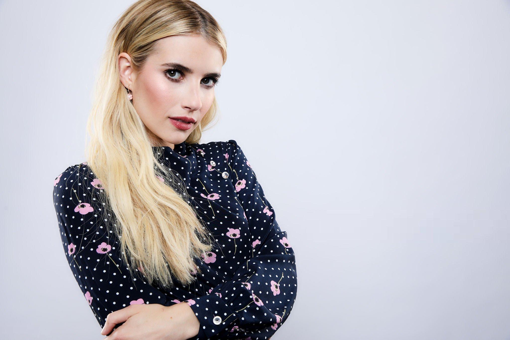 Blonde Emma Roberts 2018 Wallpaper, HD Celebrities 4K Wallpapers