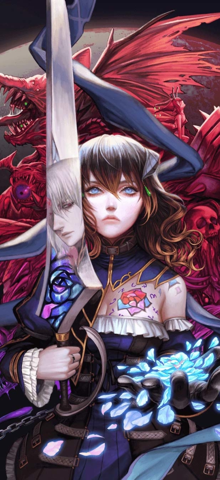 720x1570 Bloodstained Ritual of the Night 720x1570 Resolution Wallpaper