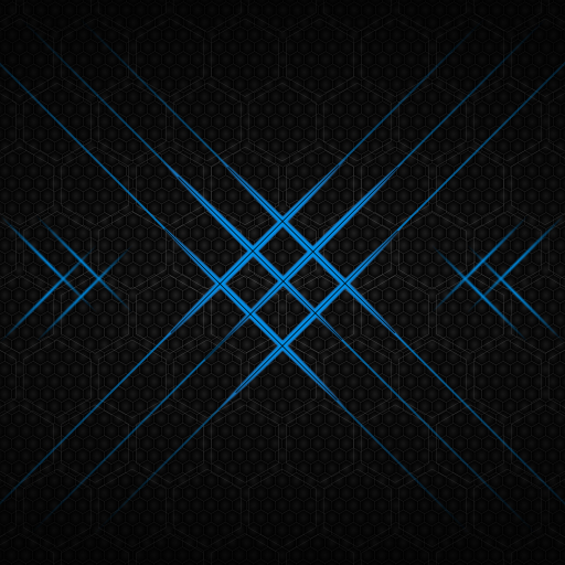 512x512 Blue Flash Hexagon 4K 512x512 Resolution Wallpaper, HD Artist ...